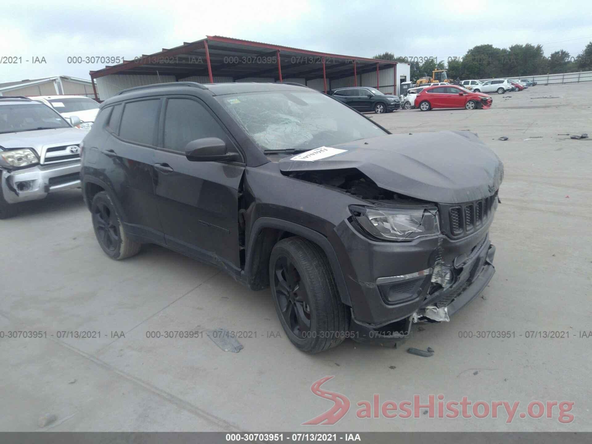 3C4NJCBB9LT121233 2020 JEEP COMPASS