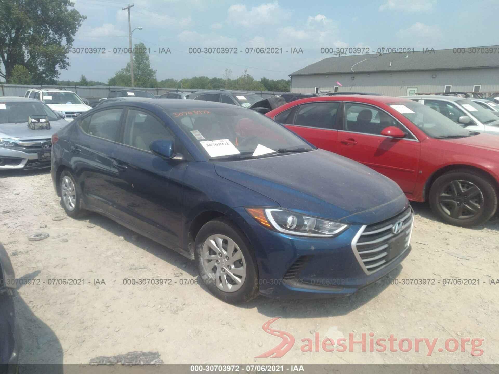 5NPD74LF2JH274843 2018 HYUNDAI ELANTRA