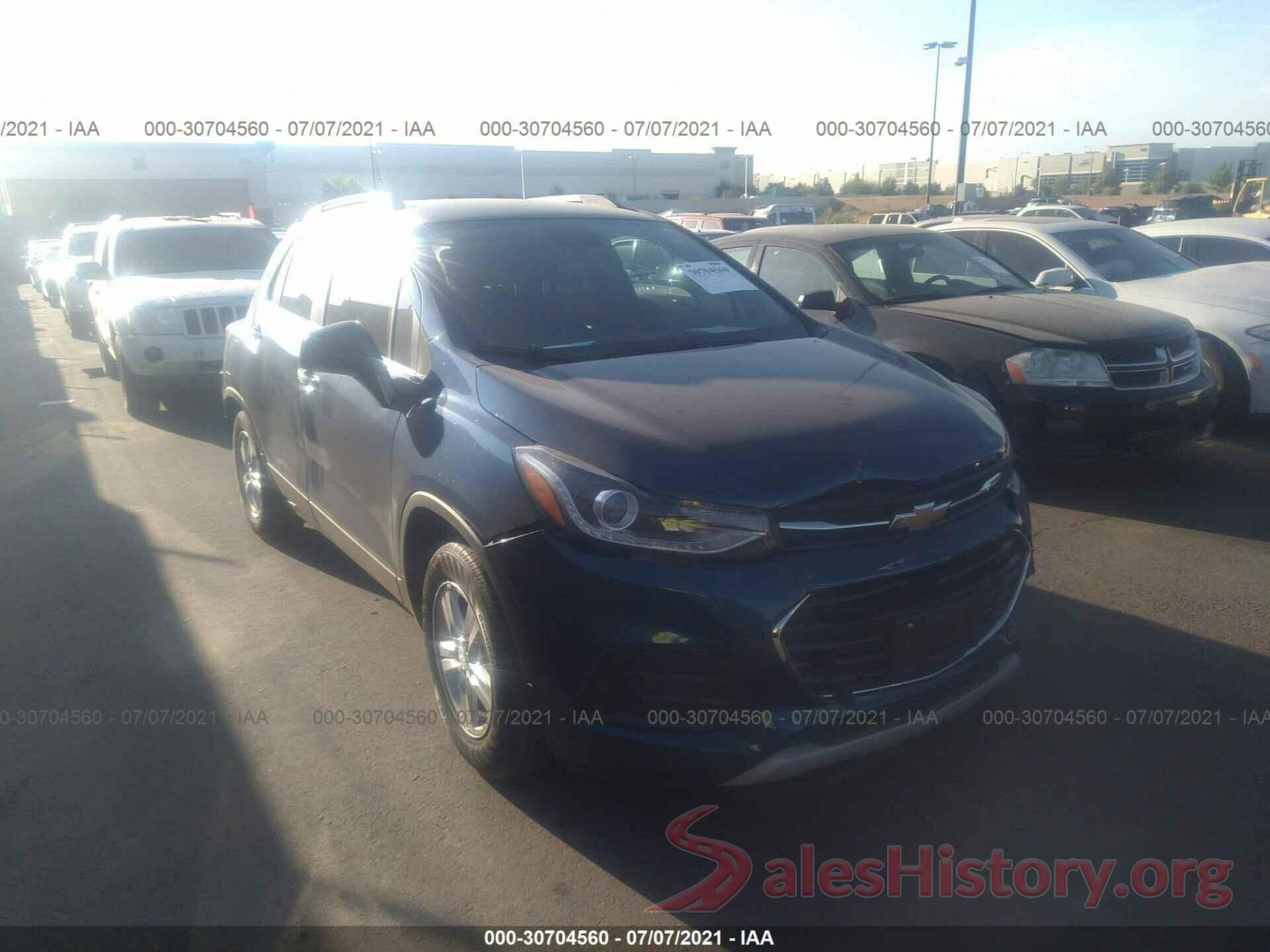 3GNCJLSB7KL344416 2019 CHEVROLET TRAX