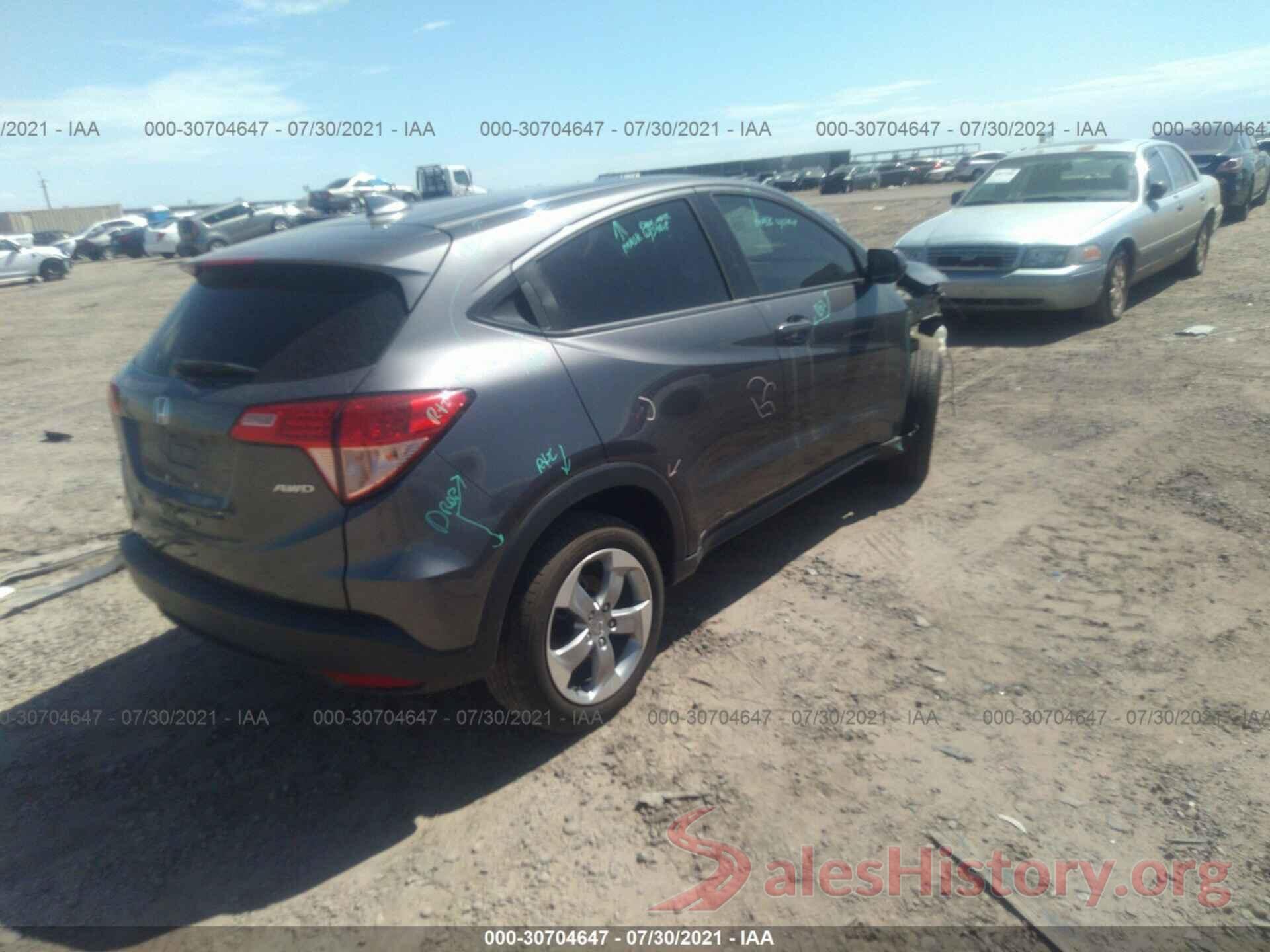 3CZRU6H30JG722461 2018 HONDA HR-V