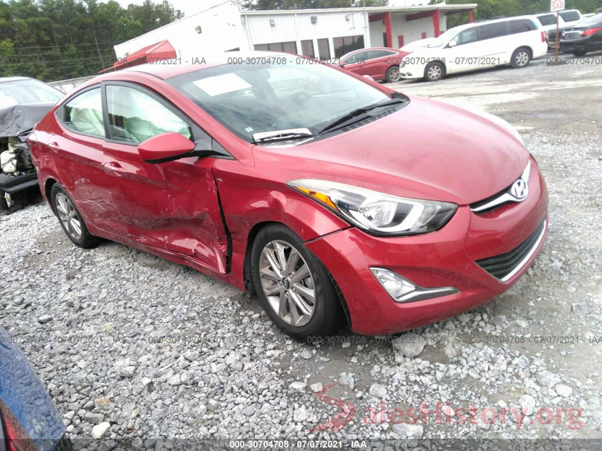 KMHDH4AE0GU587536 2016 HYUNDAI ELANTRA