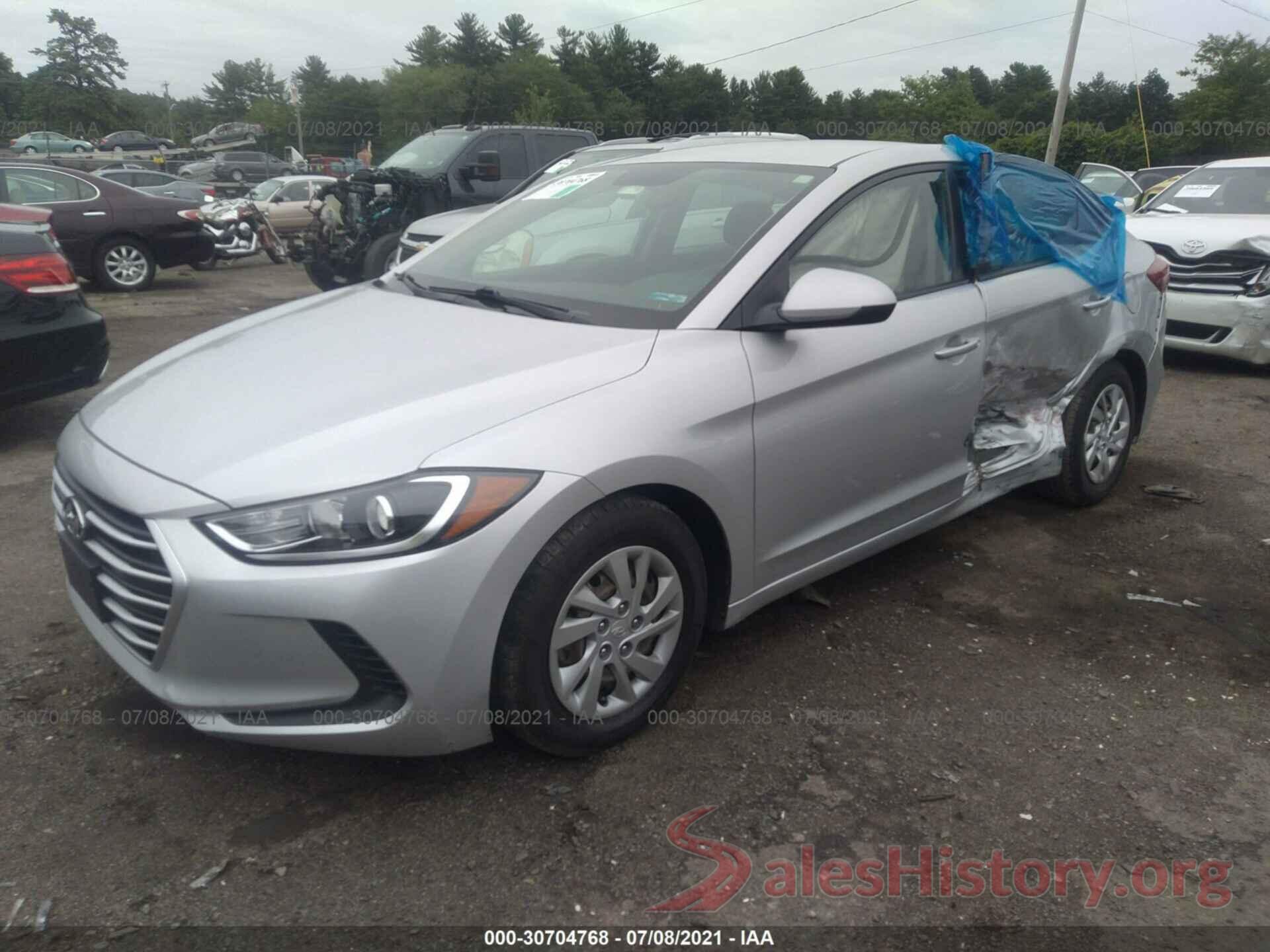 5NPD74LF3JH283678 2018 HYUNDAI ELANTRA