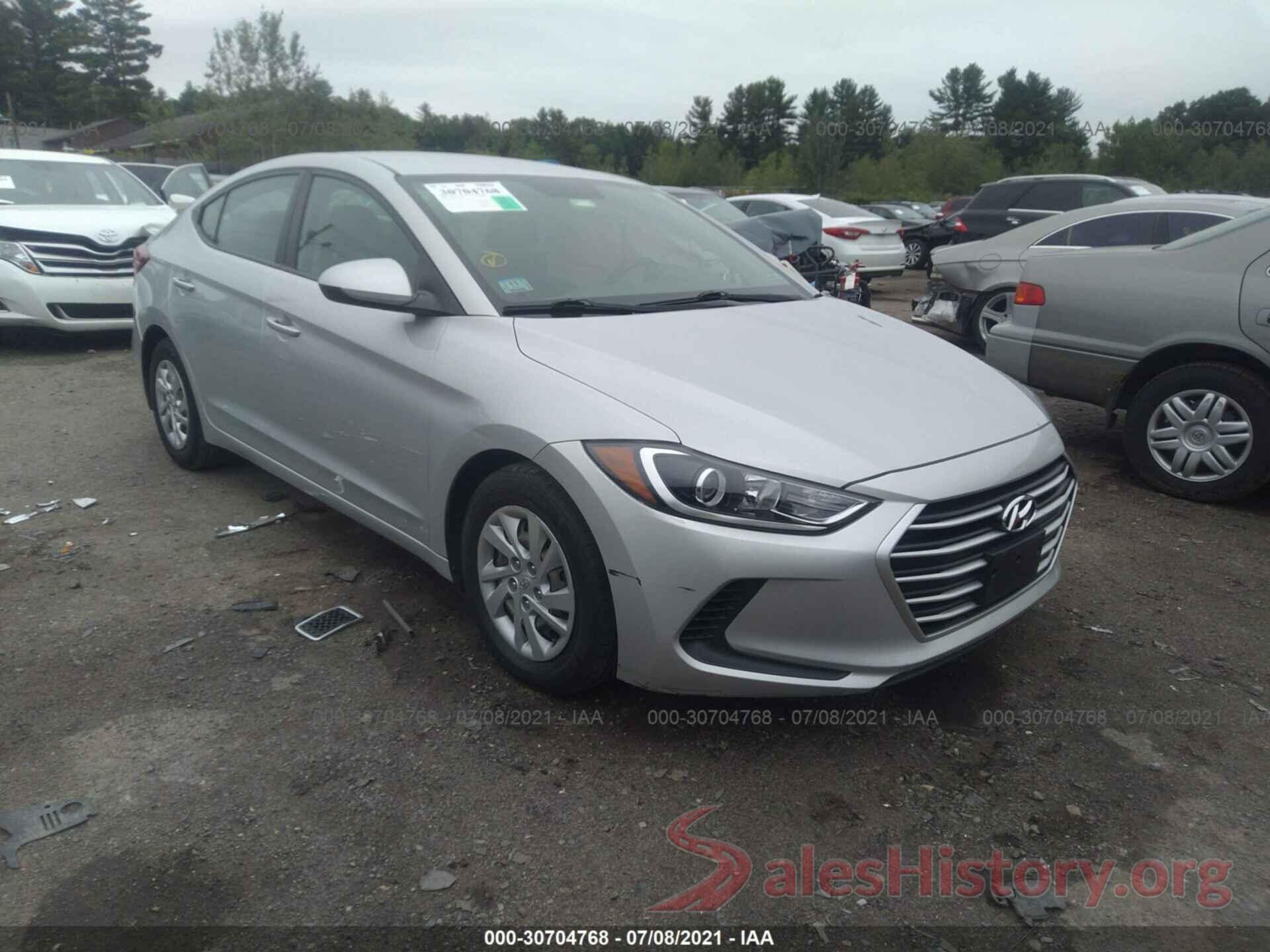 5NPD74LF3JH283678 2018 HYUNDAI ELANTRA