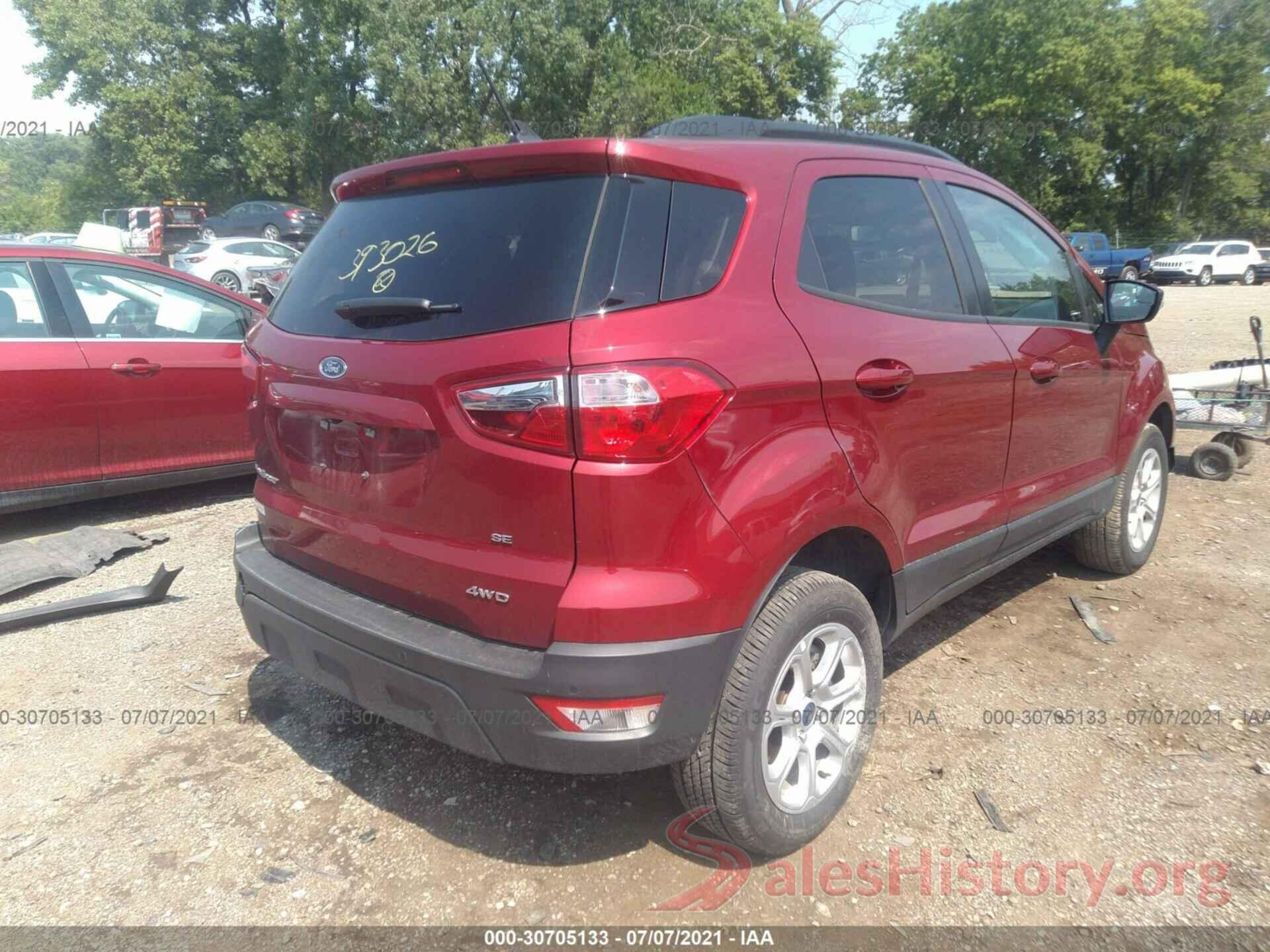 MAJ6S3GL9LC393026 2020 FORD ECOSPORT