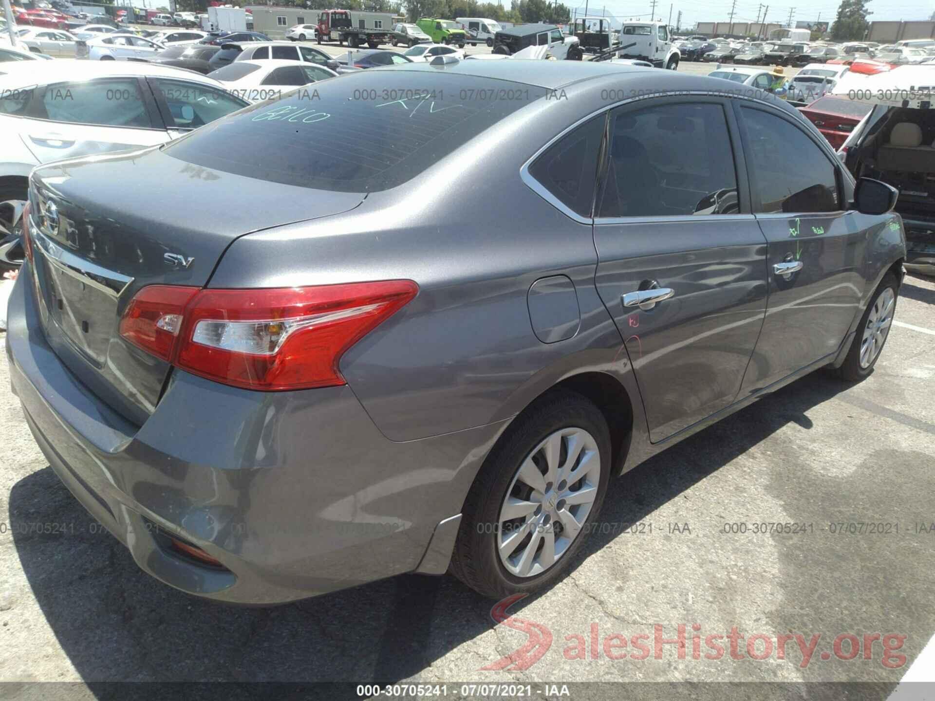 3N1AB7AP8HL661800 2017 NISSAN SENTRA