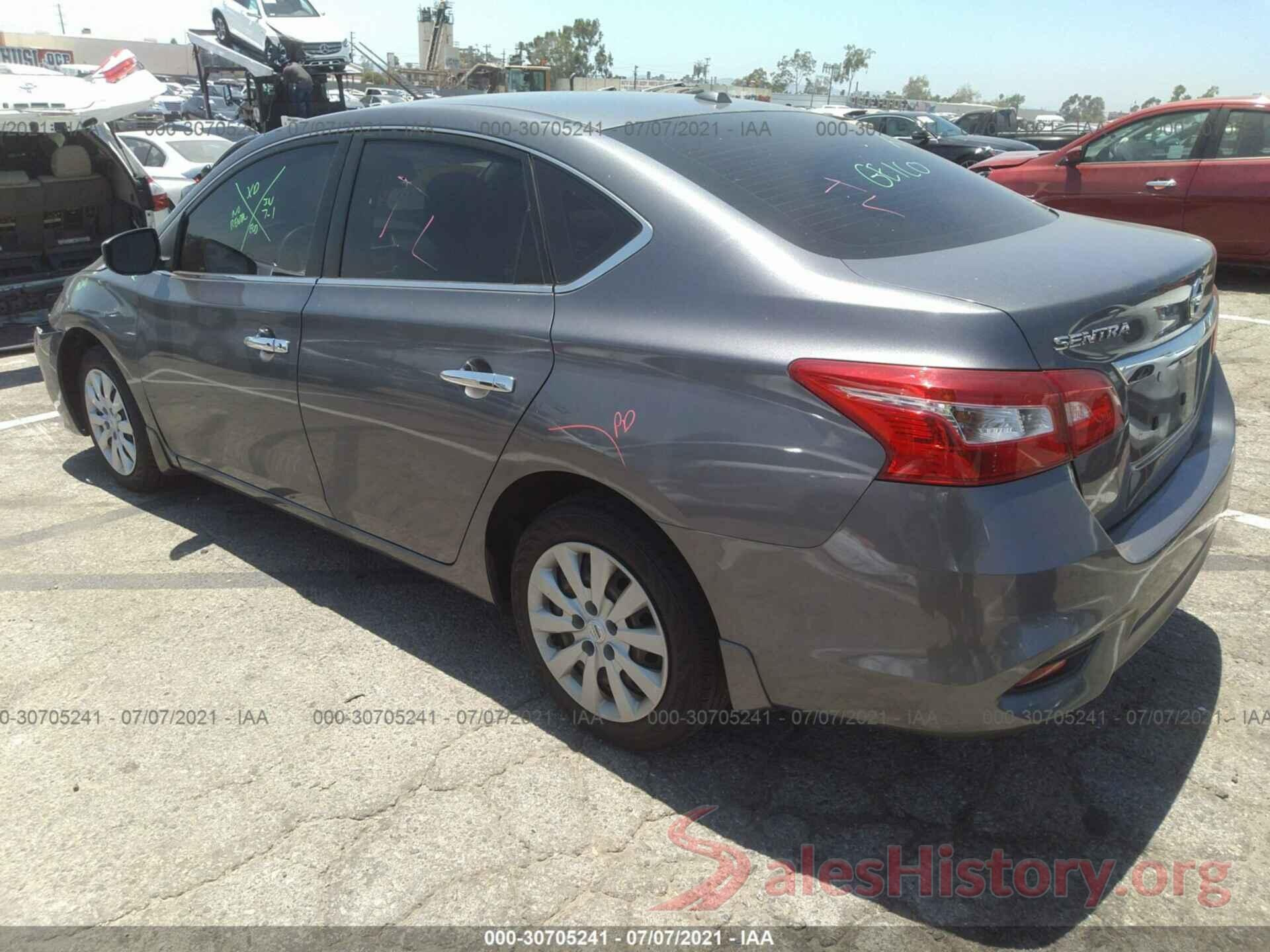 3N1AB7AP8HL661800 2017 NISSAN SENTRA