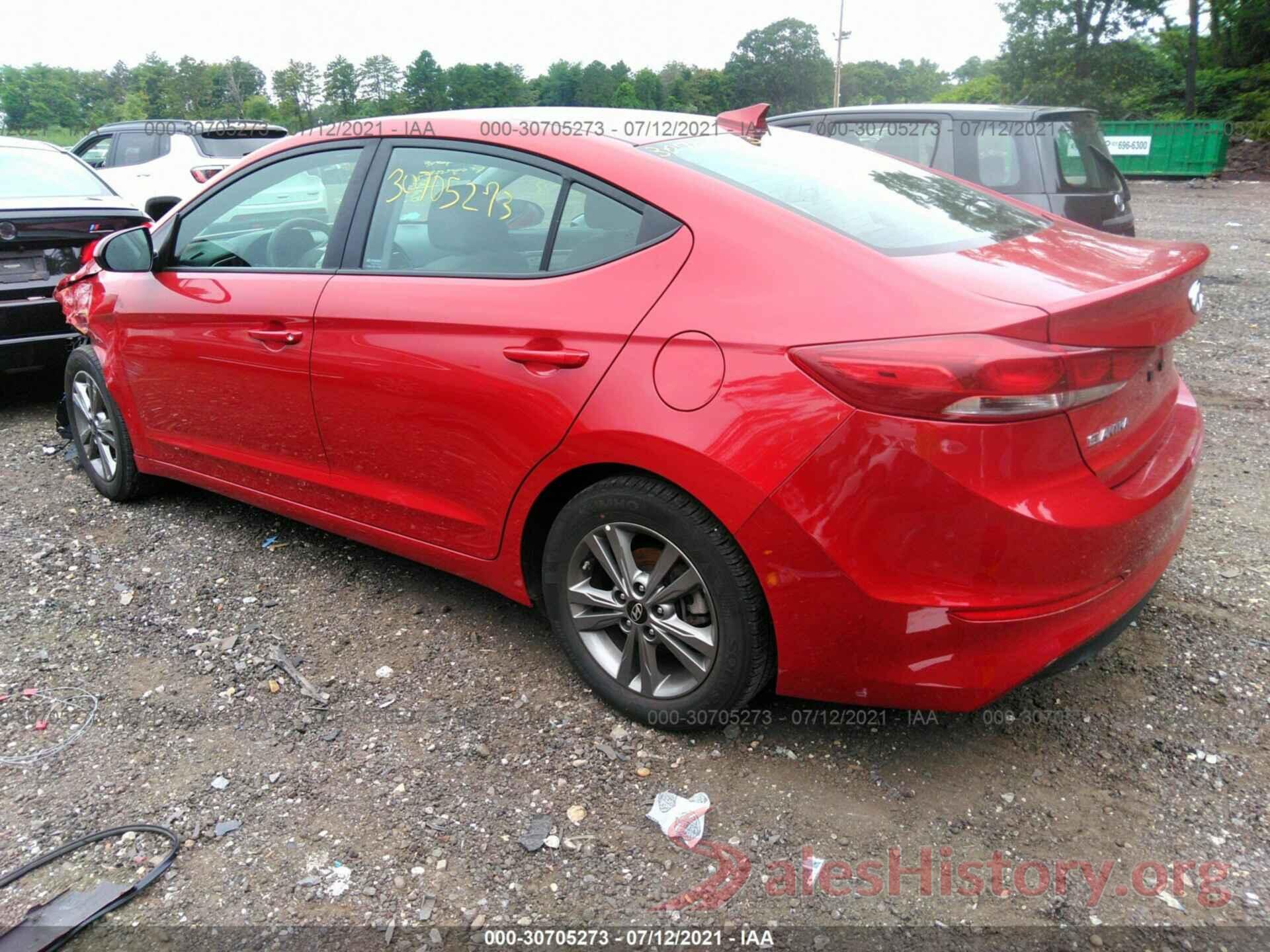 5NPD84LF7JH311558 2018 HYUNDAI ELANTRA