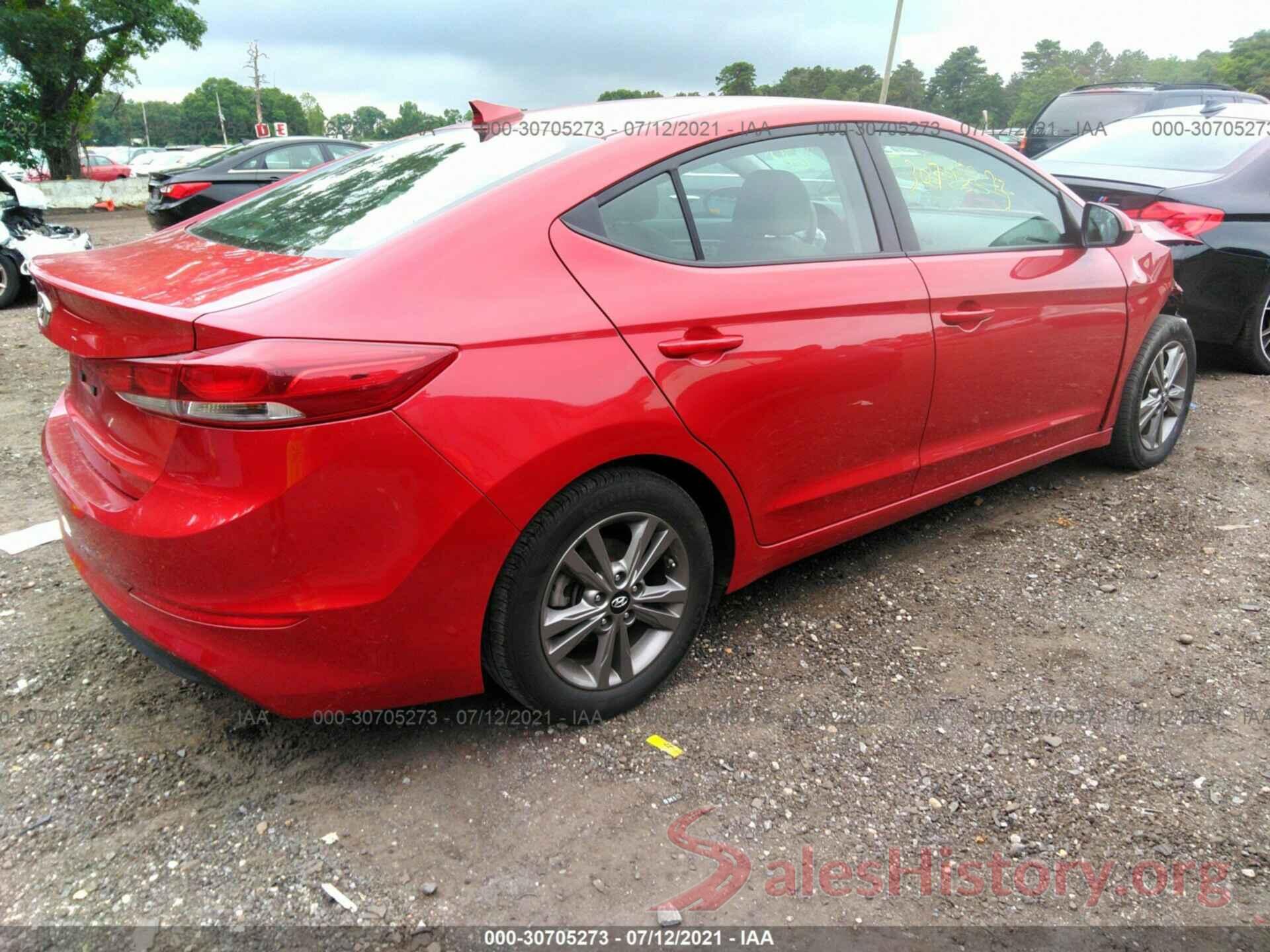 5NPD84LF7JH311558 2018 HYUNDAI ELANTRA