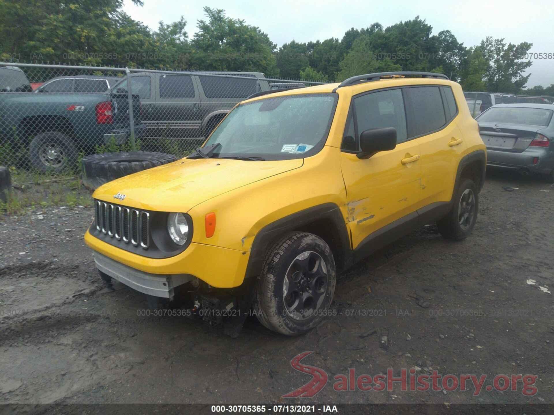 ZACCJBAT3GPD94886 2016 JEEP RENEGADE