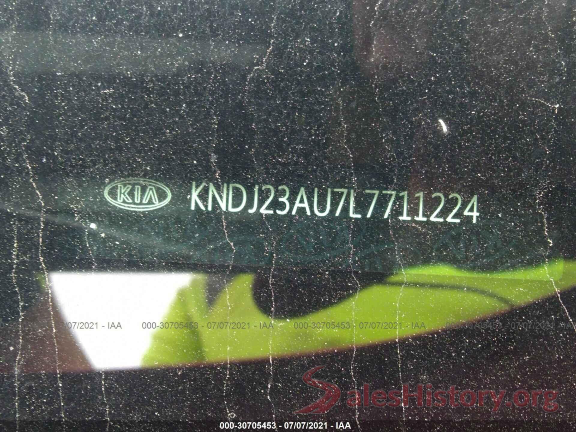 KNDJ23AU7L7711224 2020 KIA SOUL