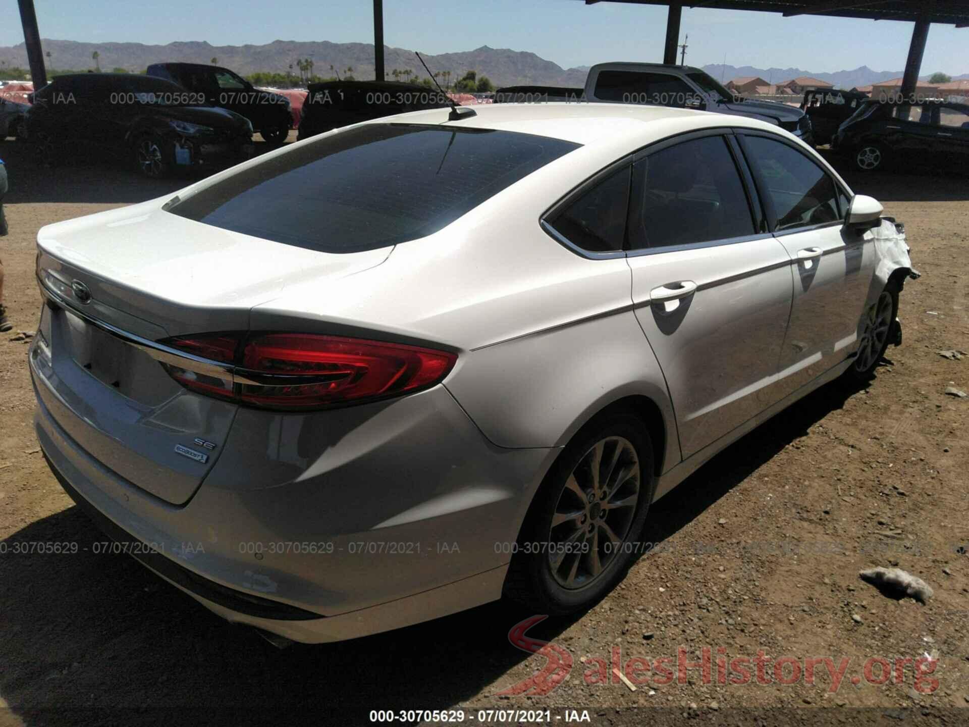 3FA6P0HDXHR242230 2017 FORD FUSION