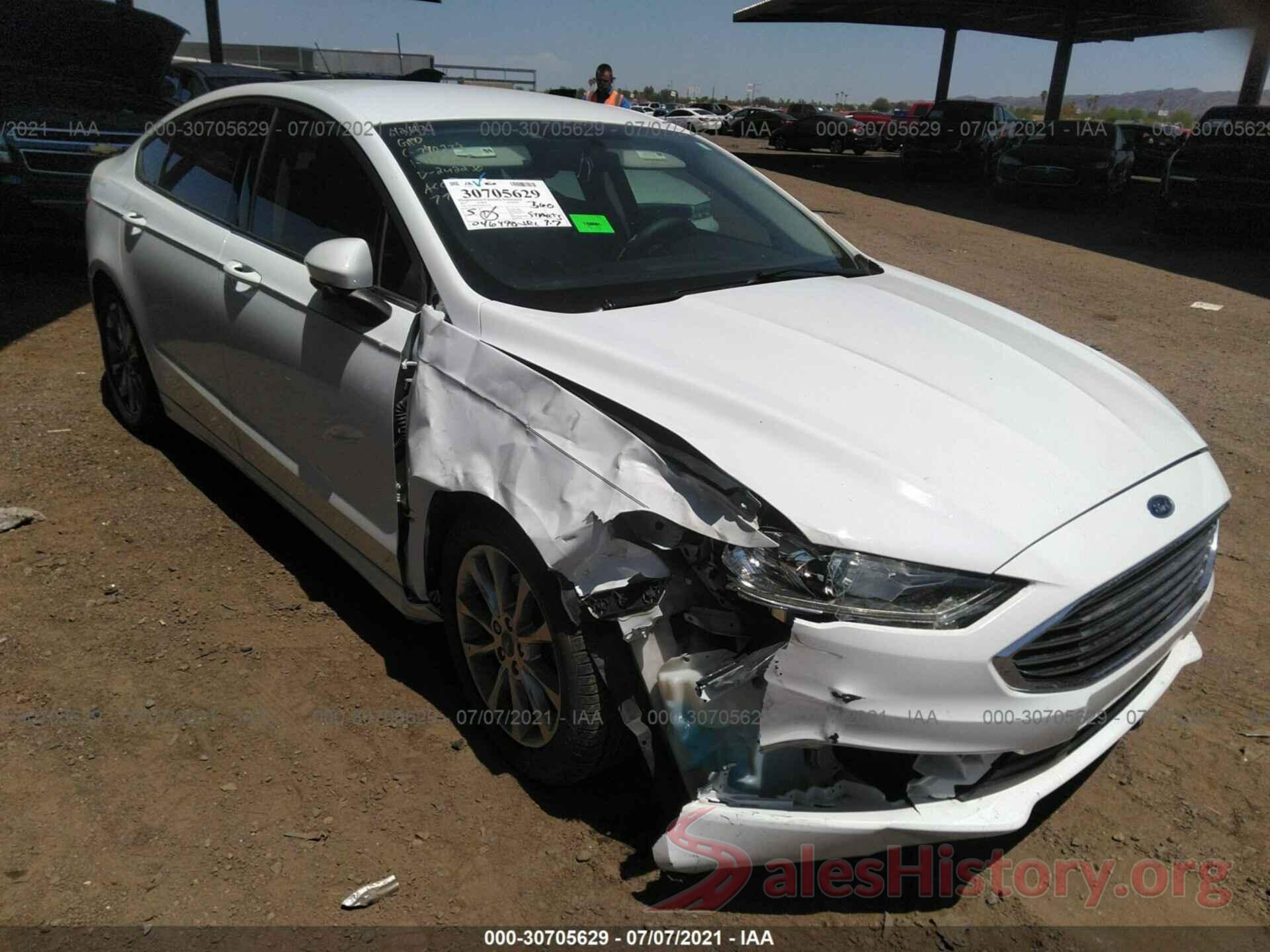 3FA6P0HDXHR242230 2017 FORD FUSION