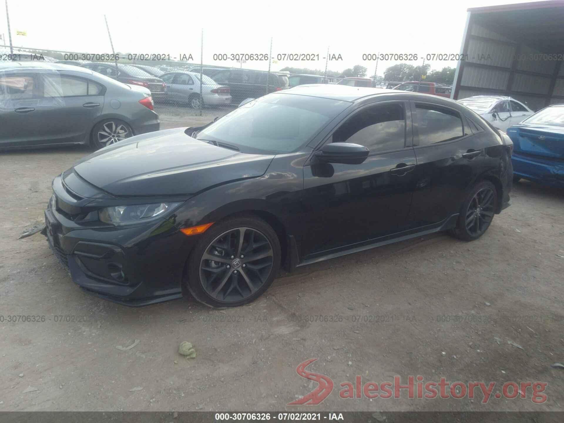 SHHFK7H41LU220627 2020 HONDA CIVIC HATCHBACK