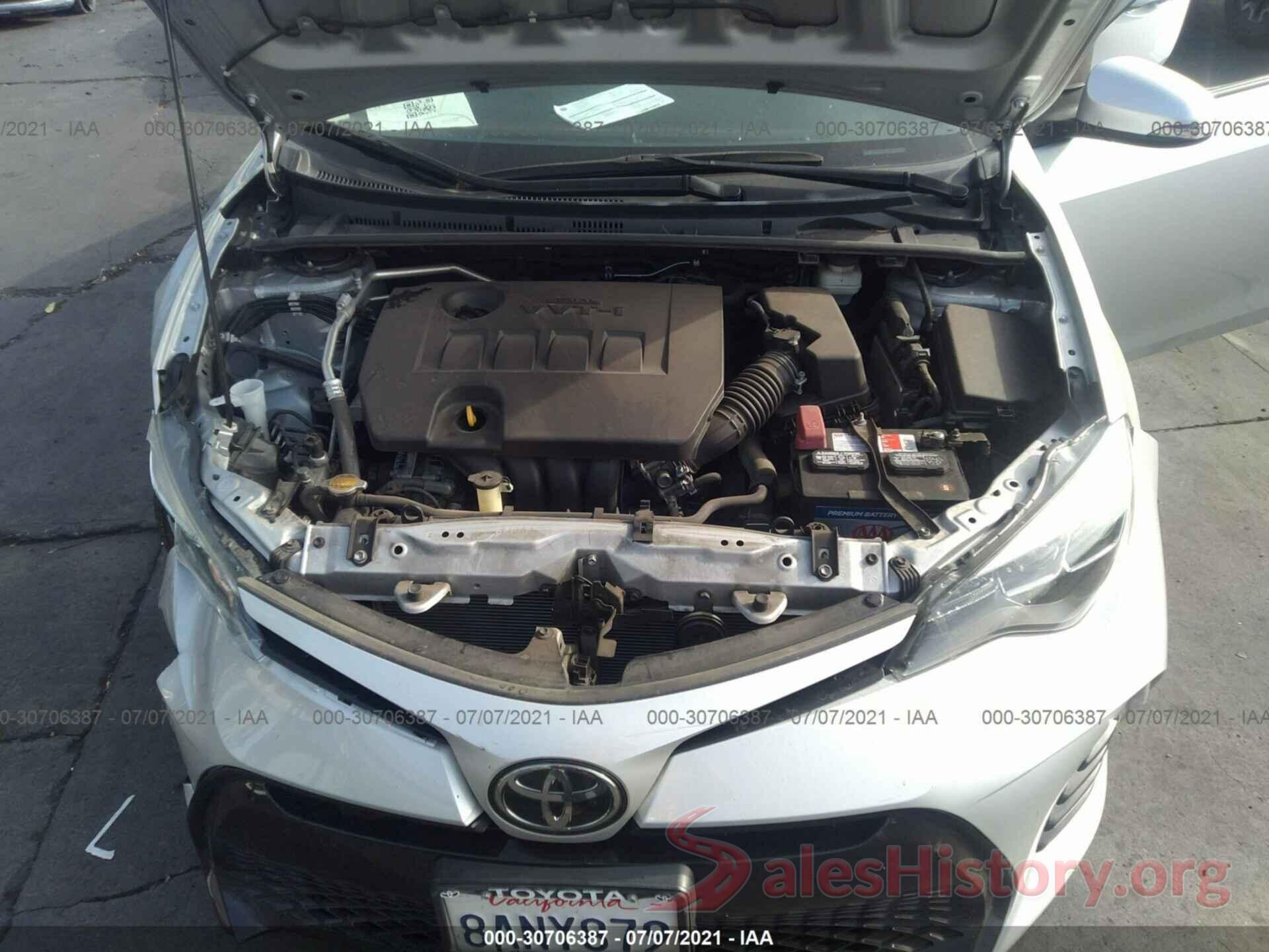 5YFBURHE5HP610270 2017 TOYOTA COROLLA