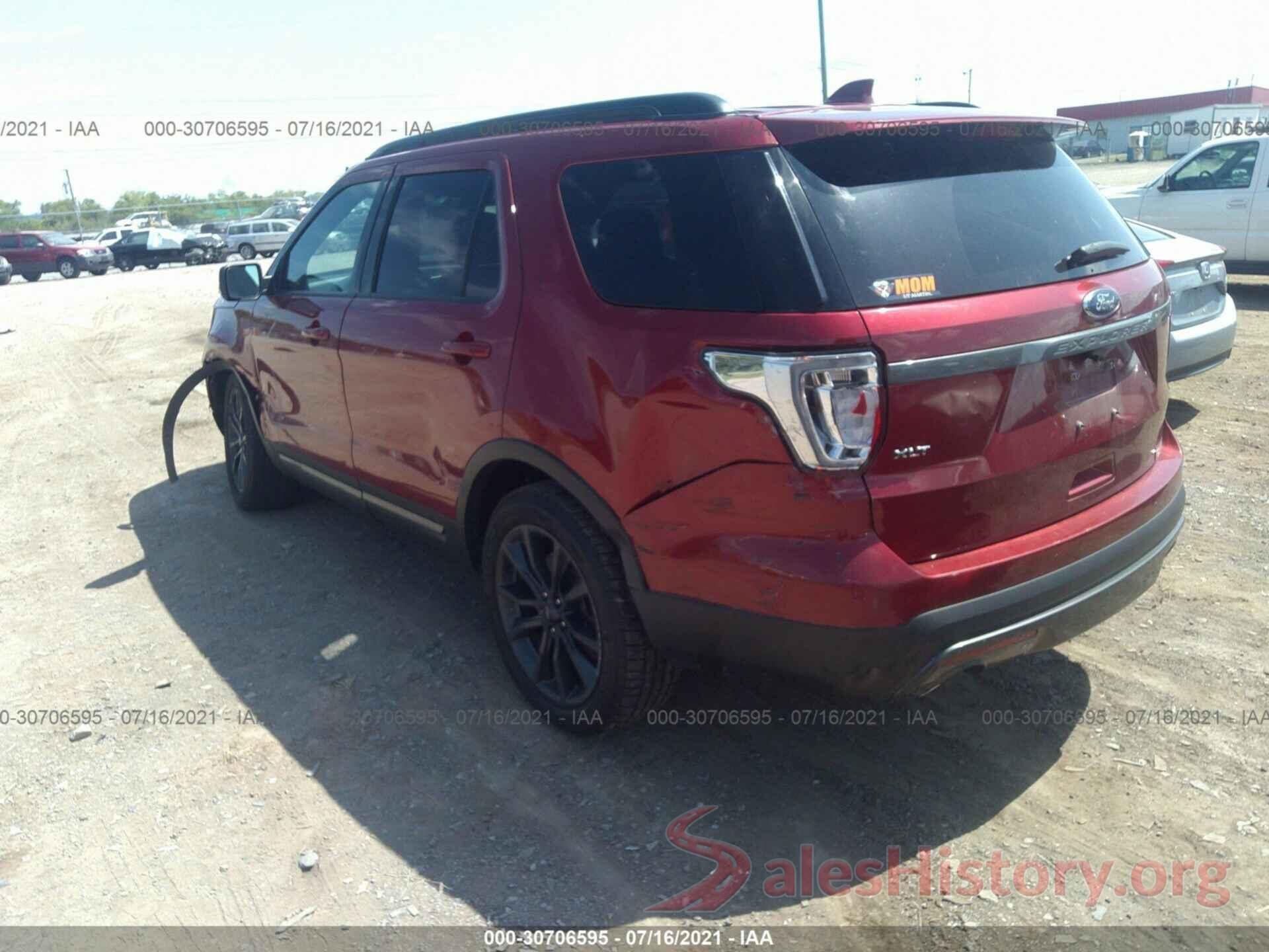 1FM5K7D82HGE33276 2017 FORD EXPLORER