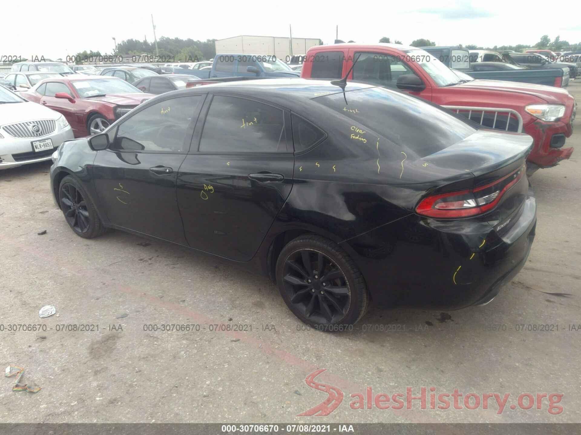 1C3CDFBBXGD750290 2016 DODGE DART