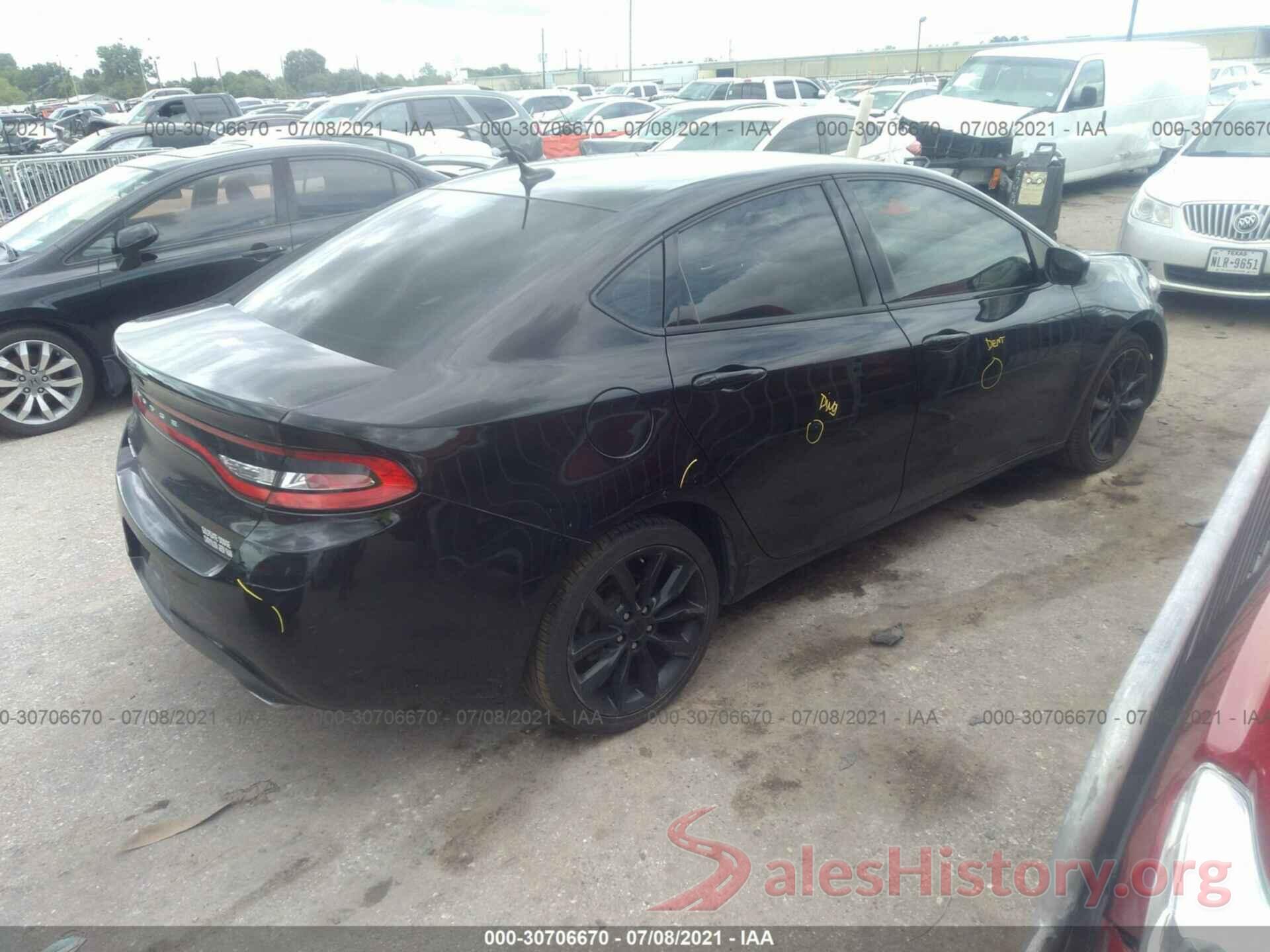 1C3CDFBBXGD750290 2016 DODGE DART