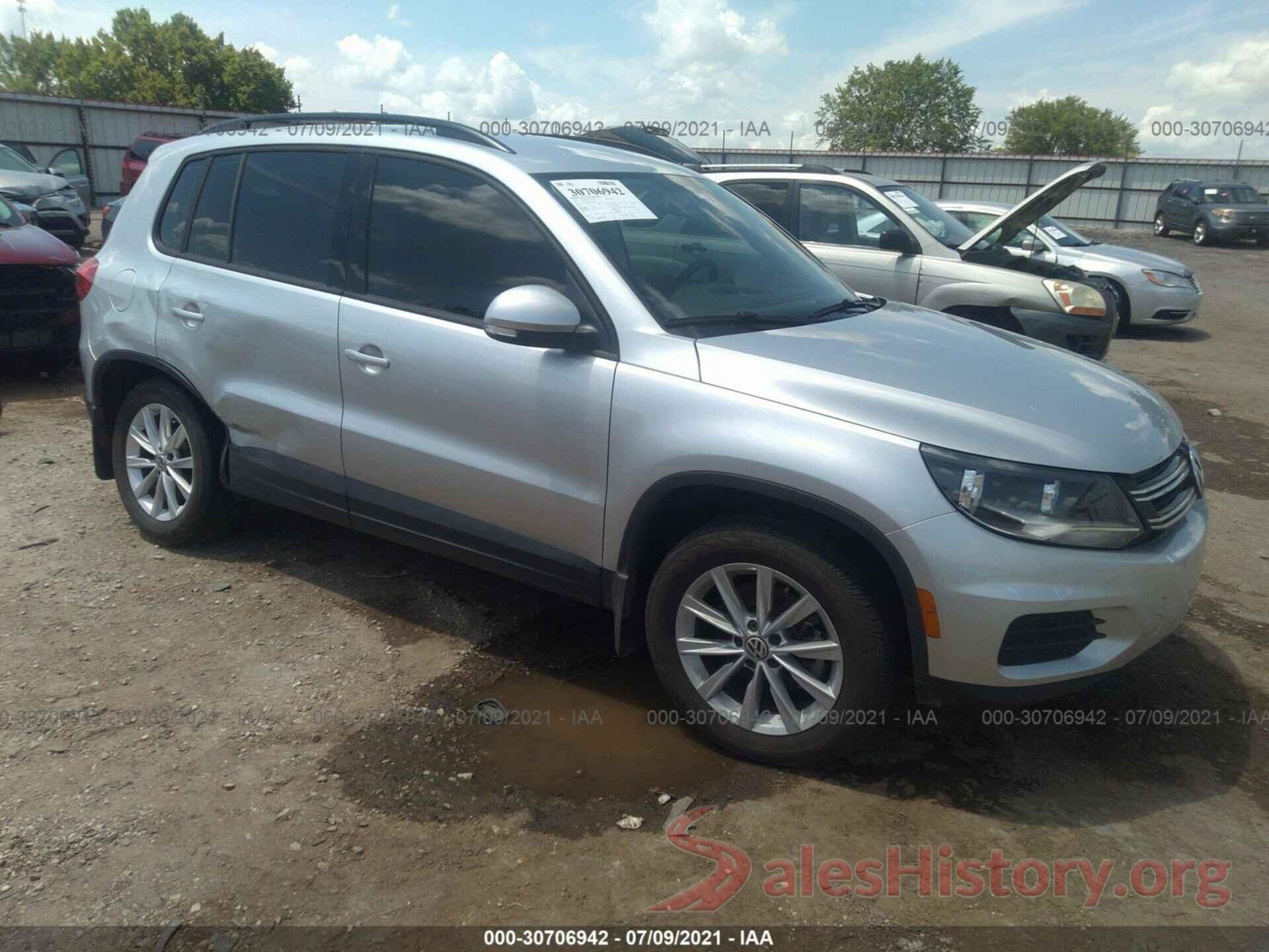 WVGBV7AX1HK043336 2017 VOLKSWAGEN TIGUAN