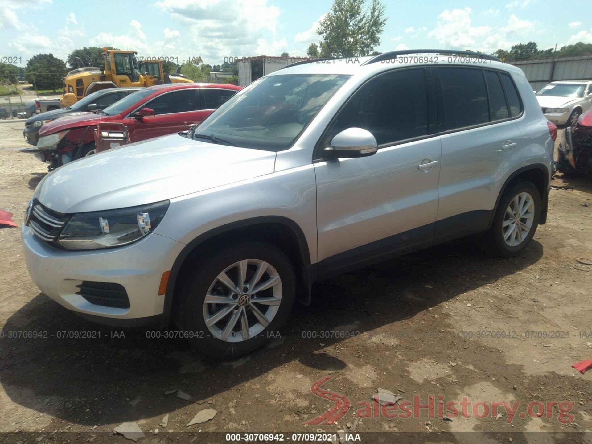 WVGBV7AX1HK043336 2017 VOLKSWAGEN TIGUAN