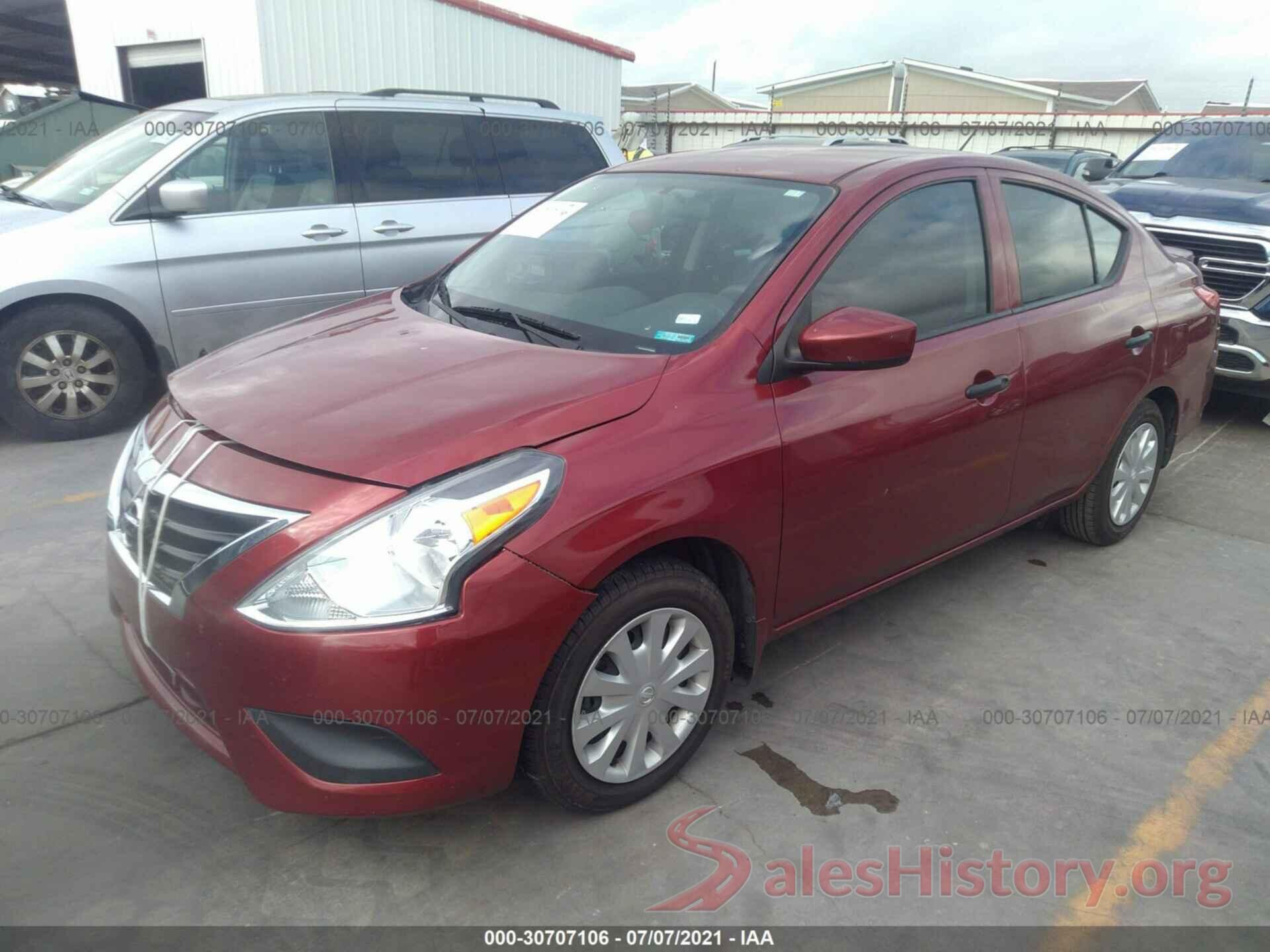 3N1CN7AP5GL894287 2016 NISSAN VERSA