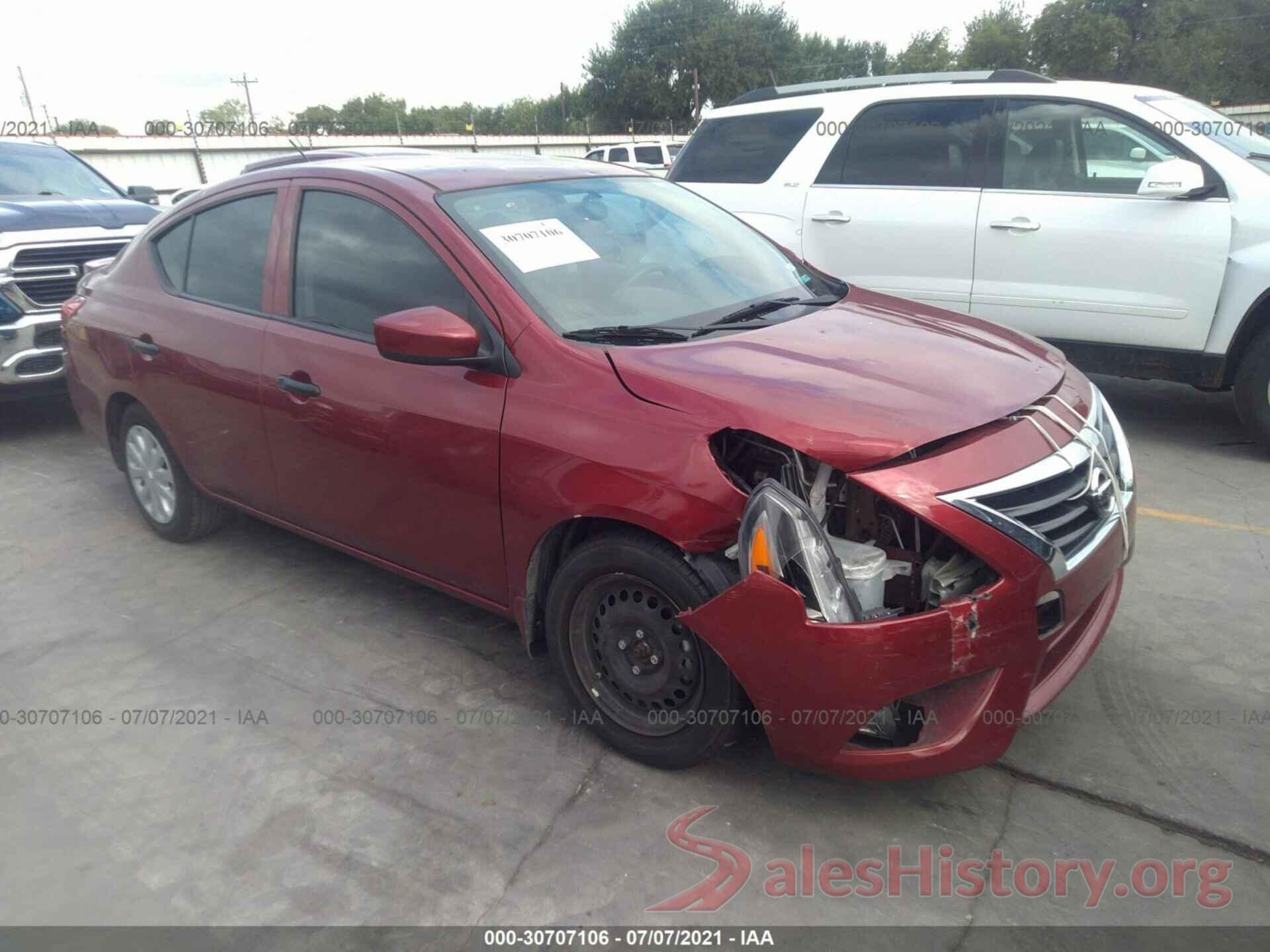 3N1CN7AP5GL894287 2016 NISSAN VERSA