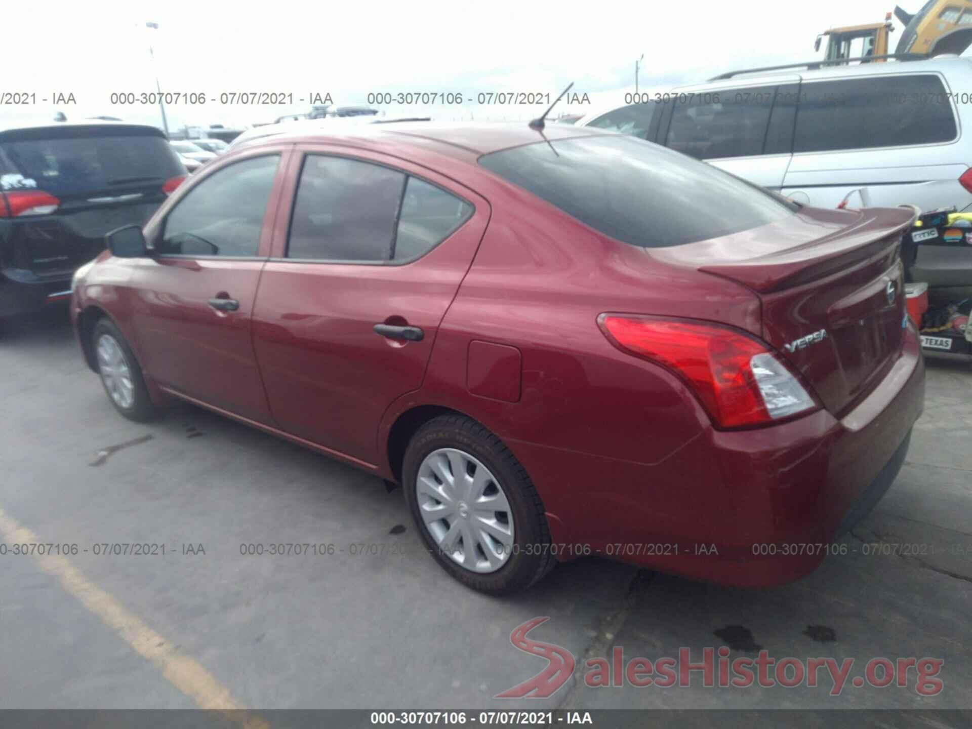 3N1CN7AP5GL894287 2016 NISSAN VERSA