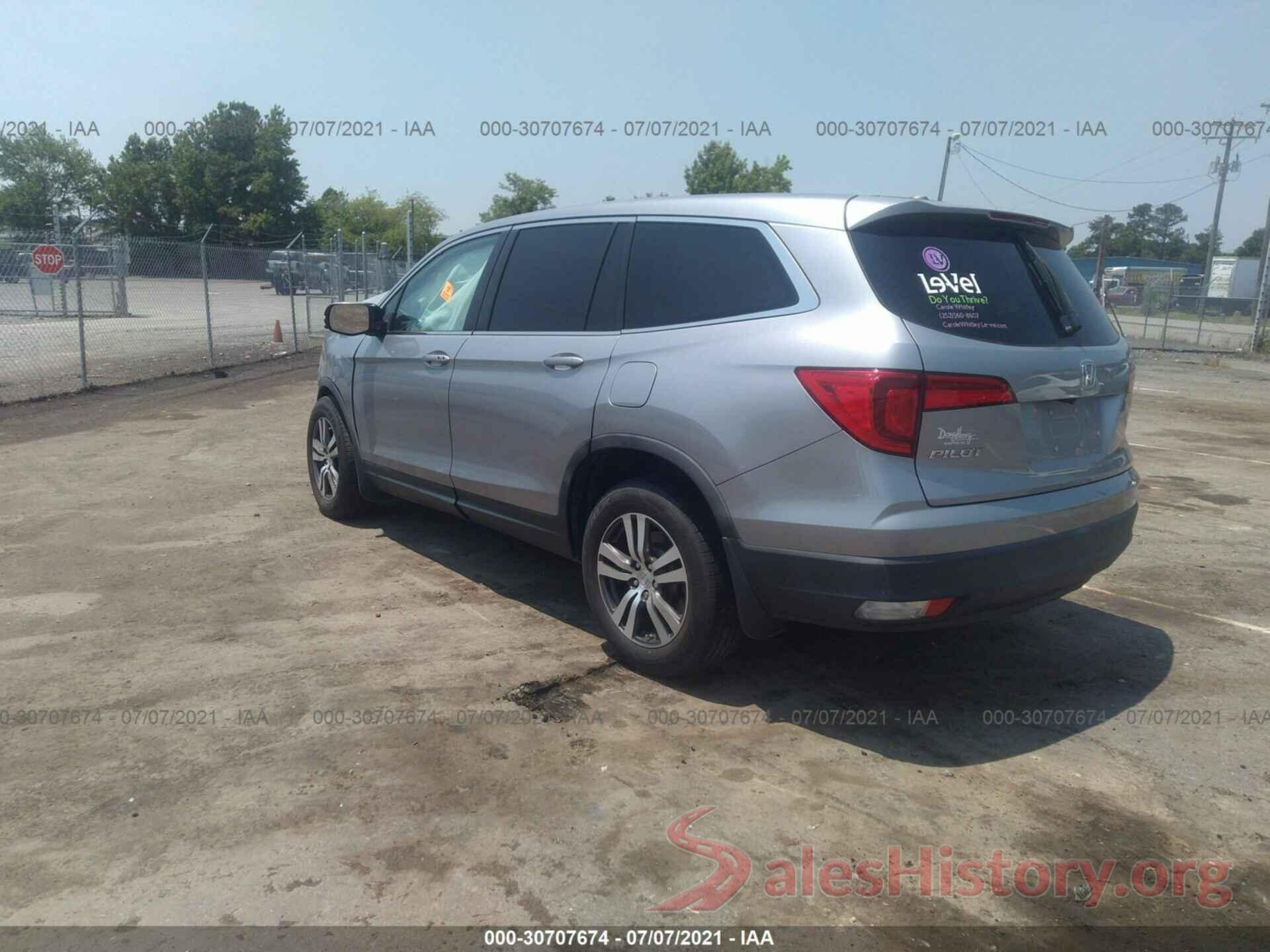 5FNYF5H83GB030193 2016 HONDA PILOT