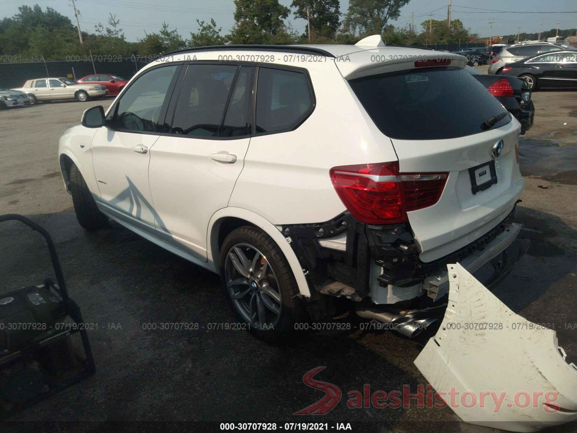 5UXWX9C34H0T25177 2017 BMW X3