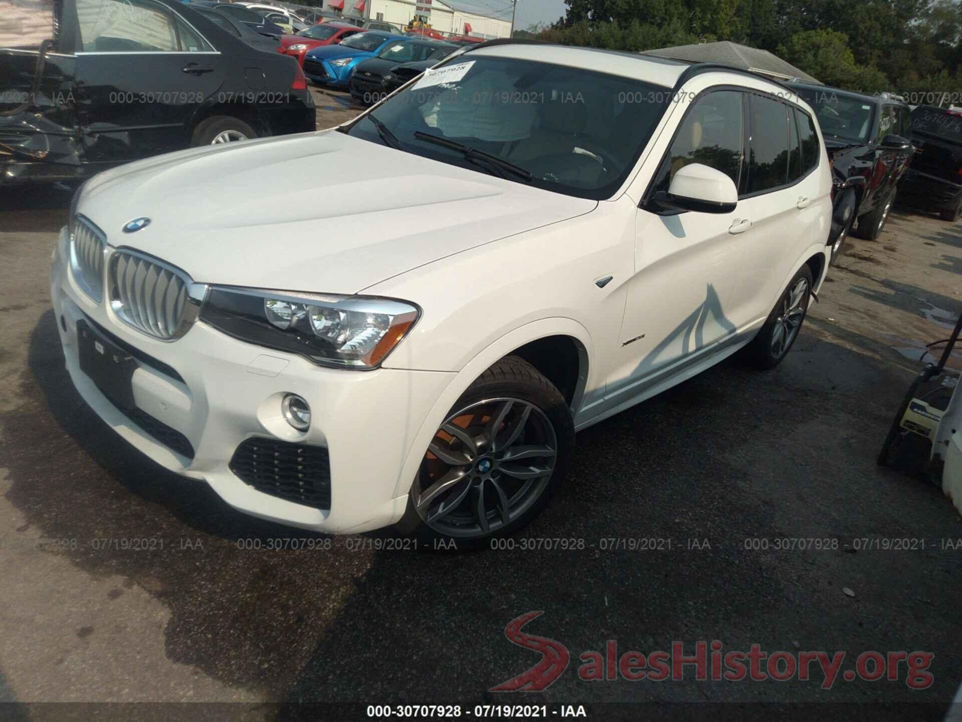 5UXWX9C34H0T25177 2017 BMW X3