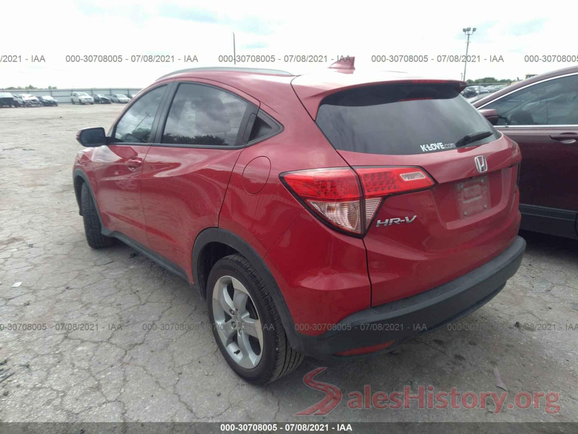 3CZRU5H73GM704480 2016 HONDA HR-V