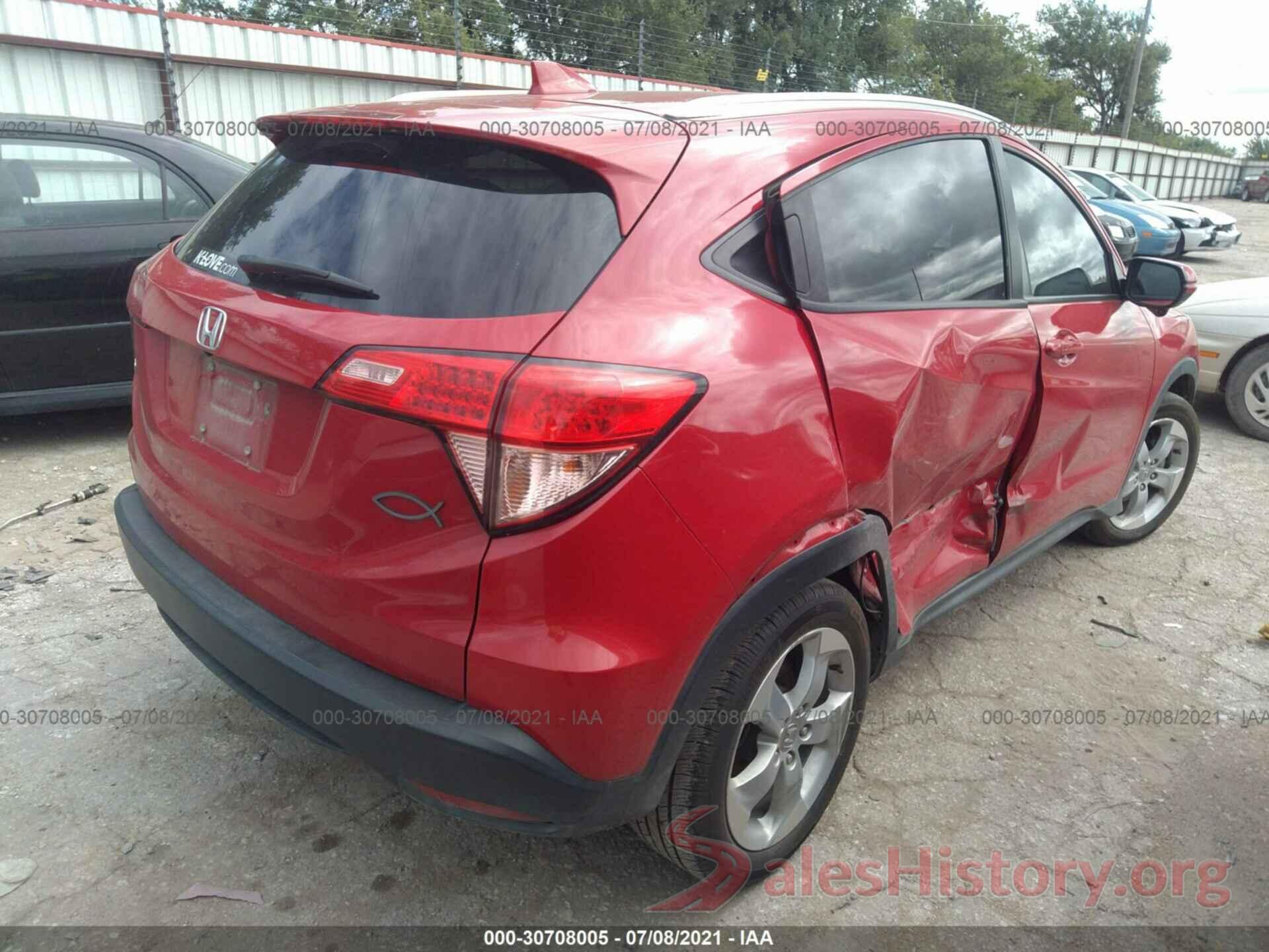 3CZRU5H73GM704480 2016 HONDA HR-V