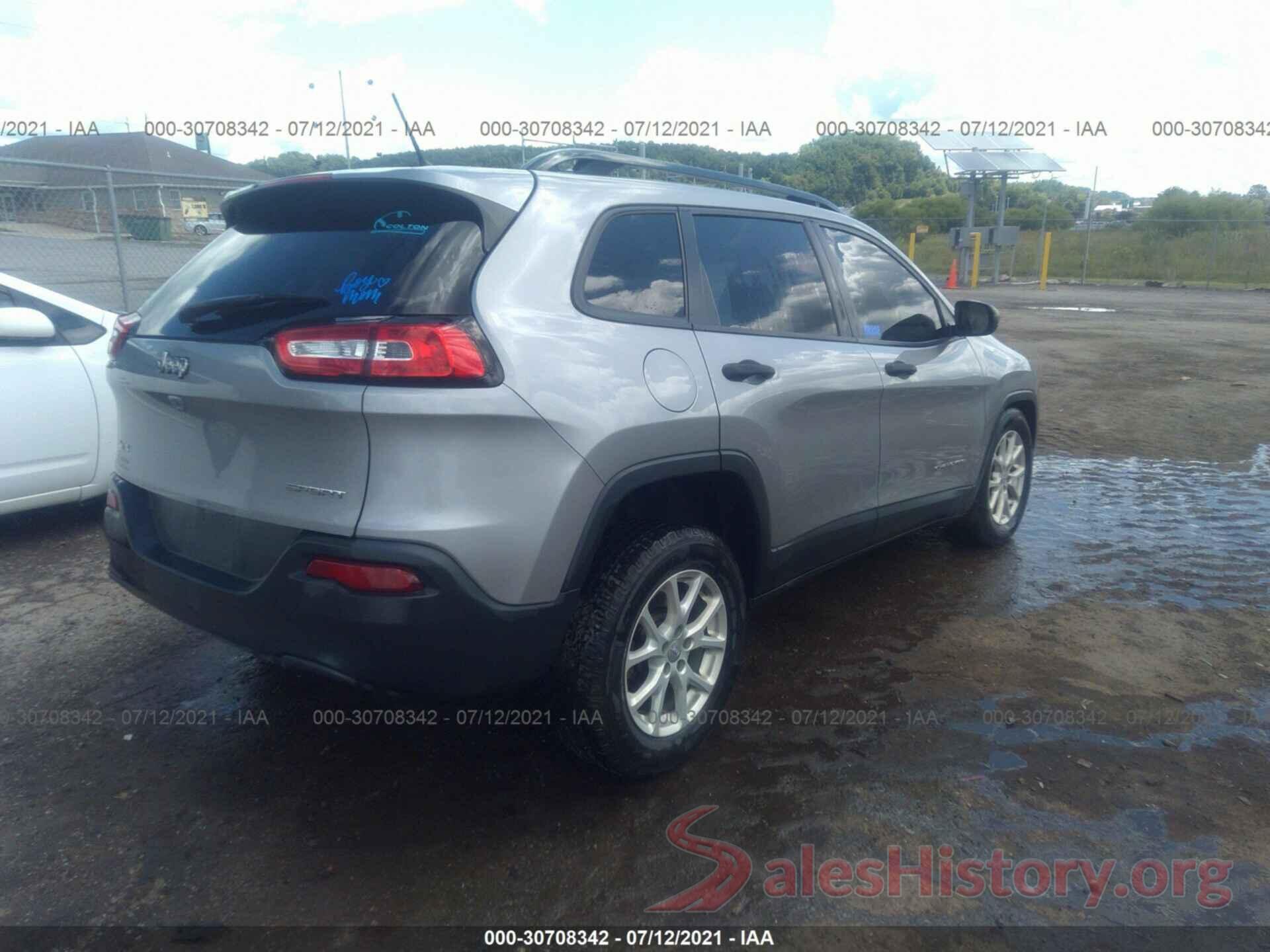 1C4PJMAB3GW164238 2016 JEEP CHEROKEE