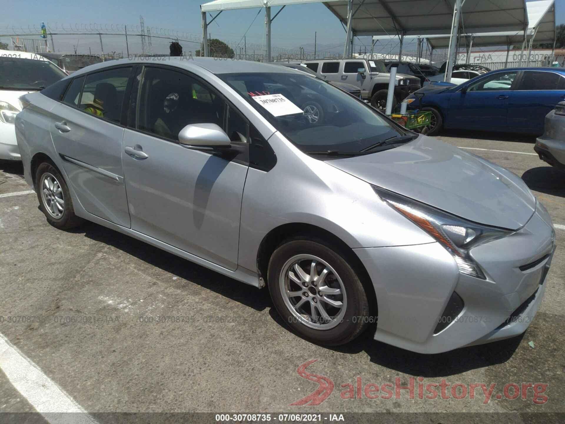 JTDKBRFU0G3019982 2016 TOYOTA PRIUS