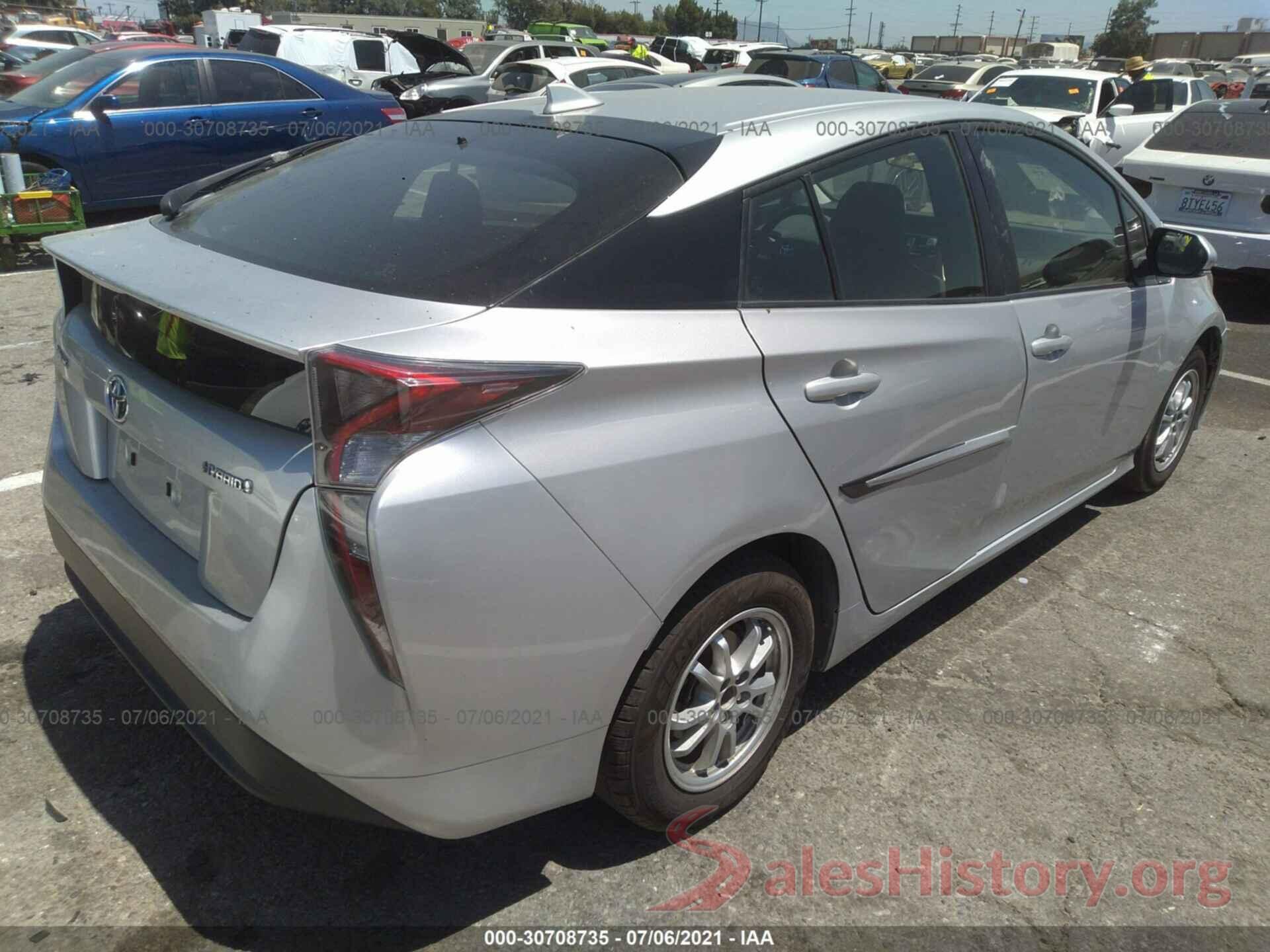 JTDKBRFU0G3019982 2016 TOYOTA PRIUS