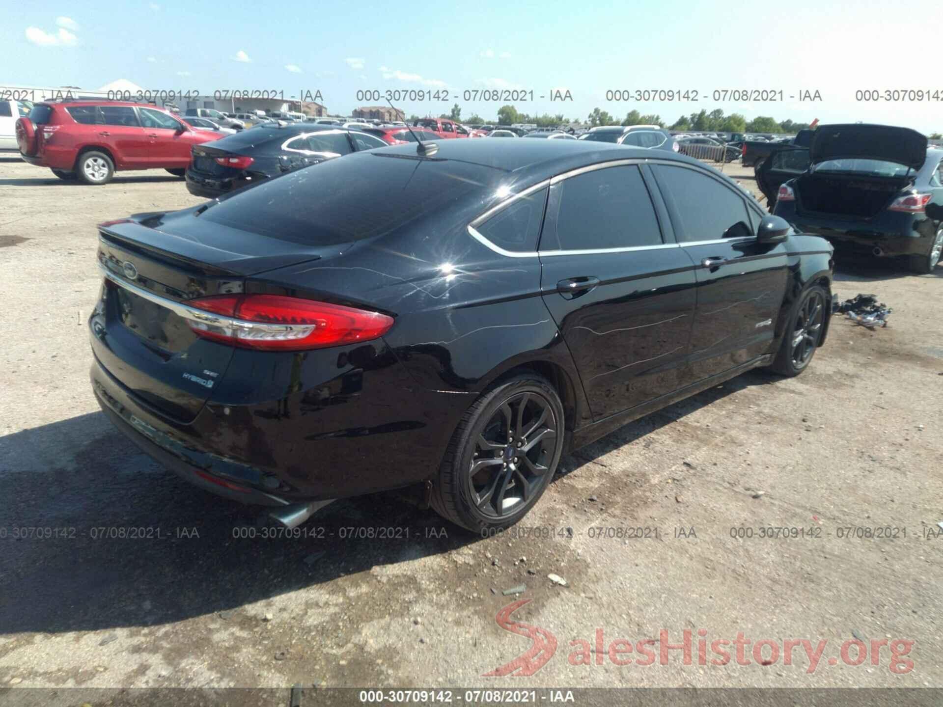 3FA6P0LU3JR248965 2018 FORD FUSION HYBRID