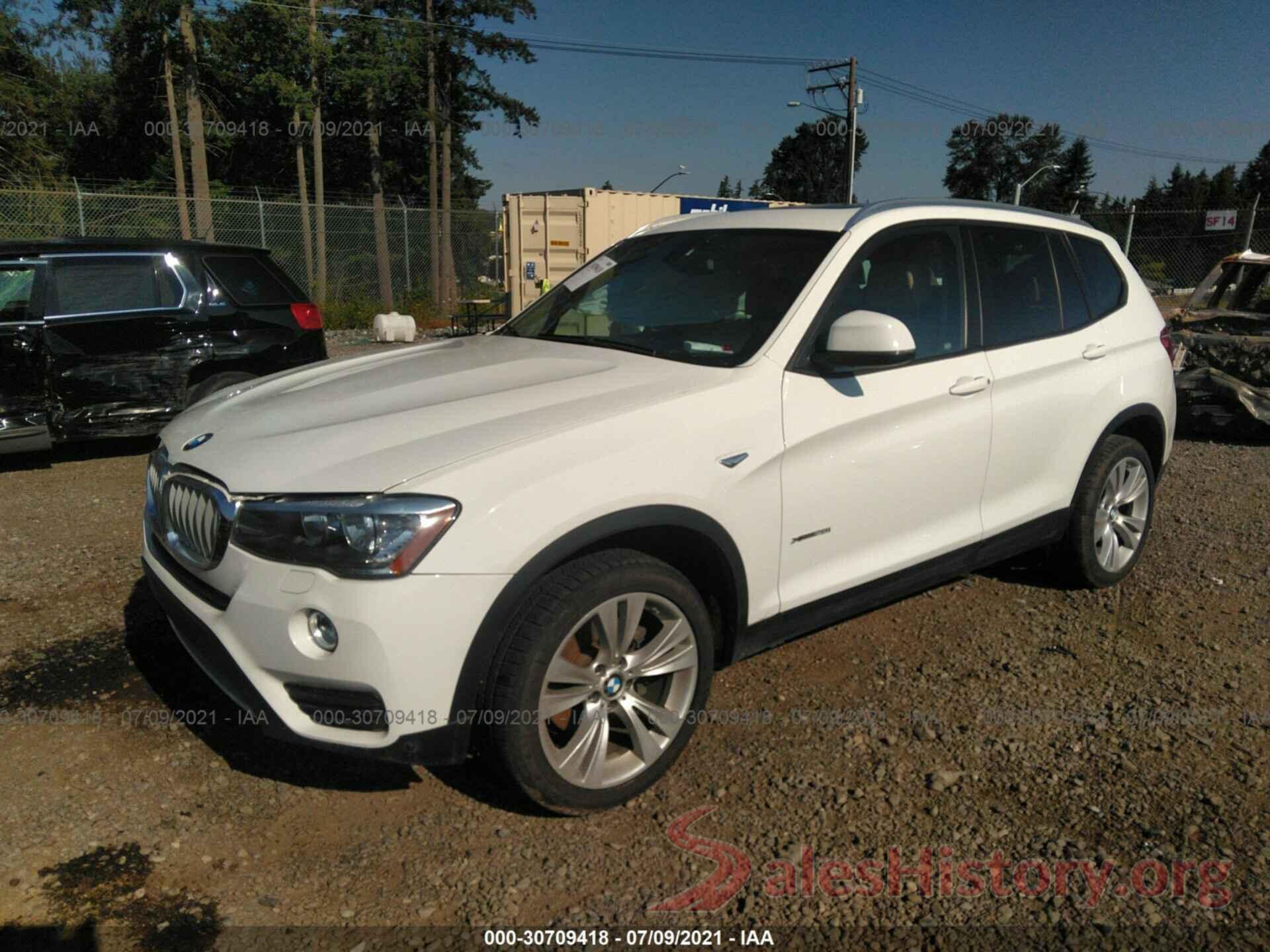 5UXWX9C53G0D82084 2016 BMW X3