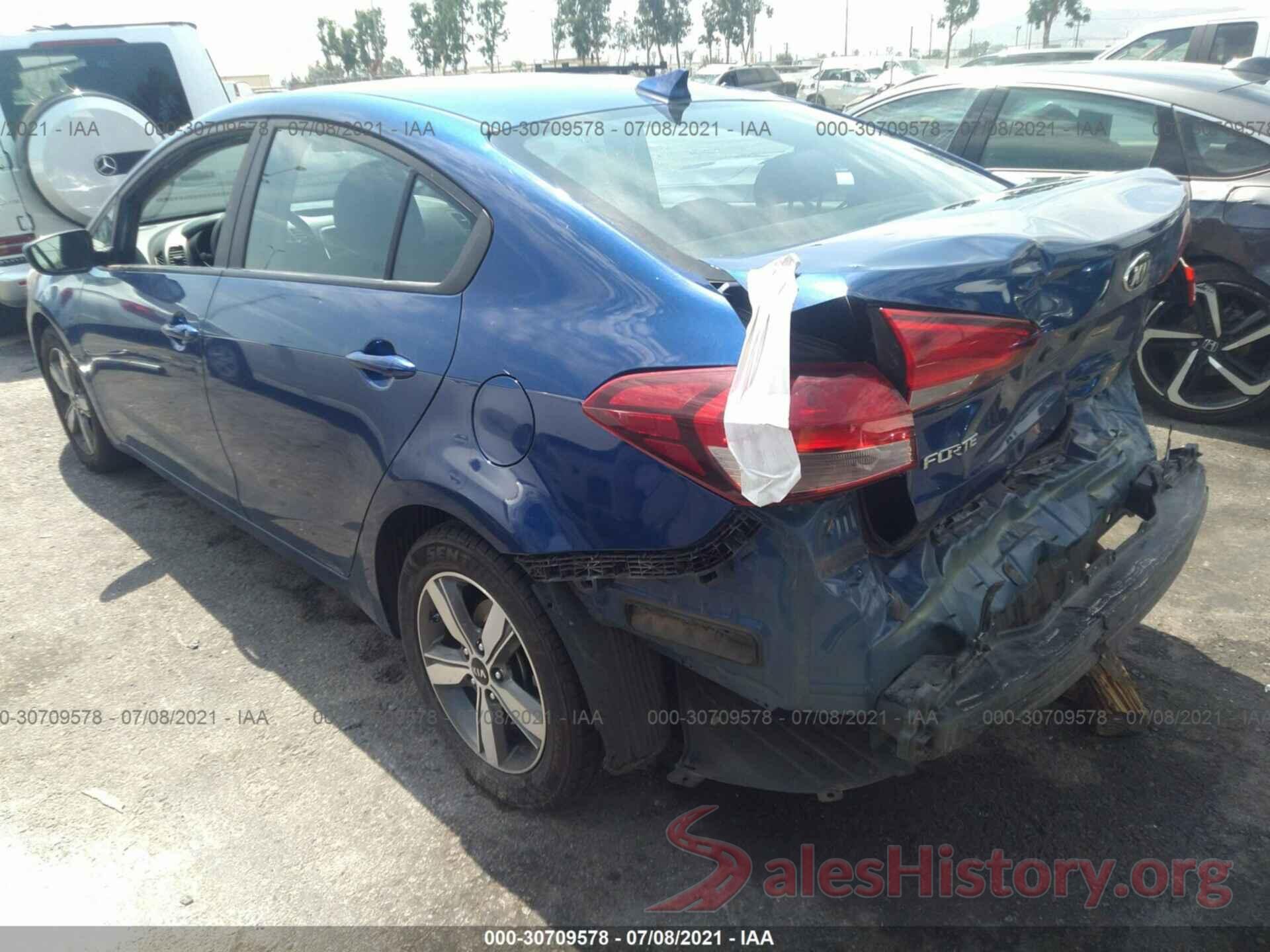 3KPFL4A78JE166909 2018 KIA FORTE