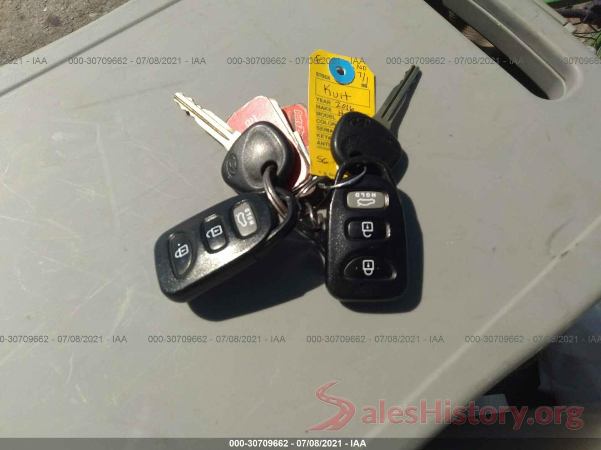 5NPDH4AE4GH696600 2016 HYUNDAI ELANTRA