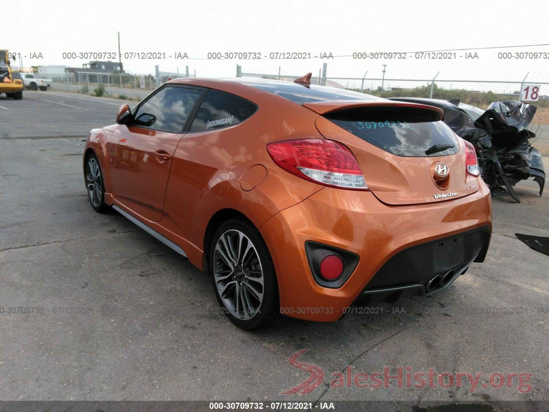 KMHTC6AE4GU302309 2016 HYUNDAI VELOSTER