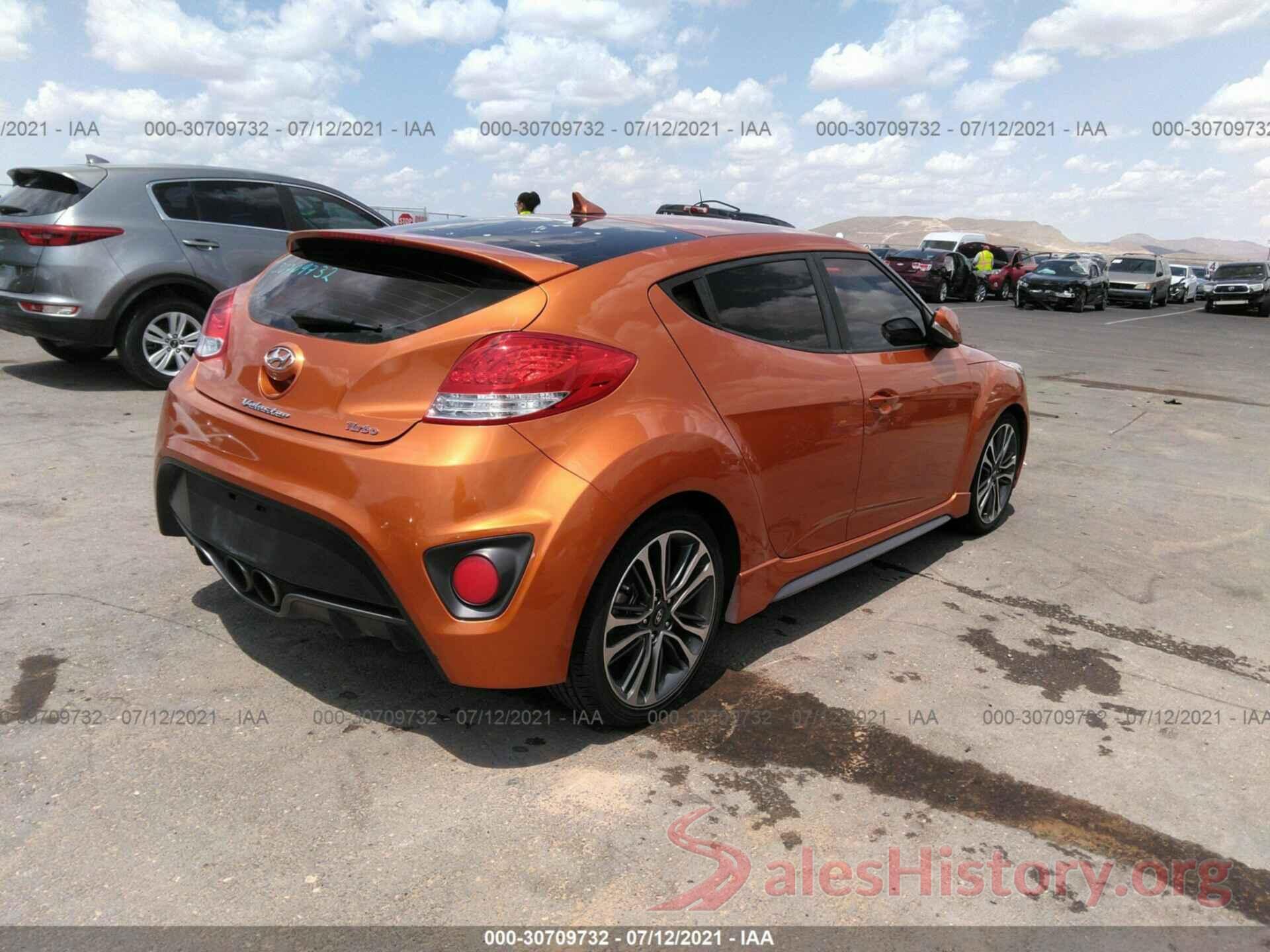 KMHTC6AE4GU302309 2016 HYUNDAI VELOSTER