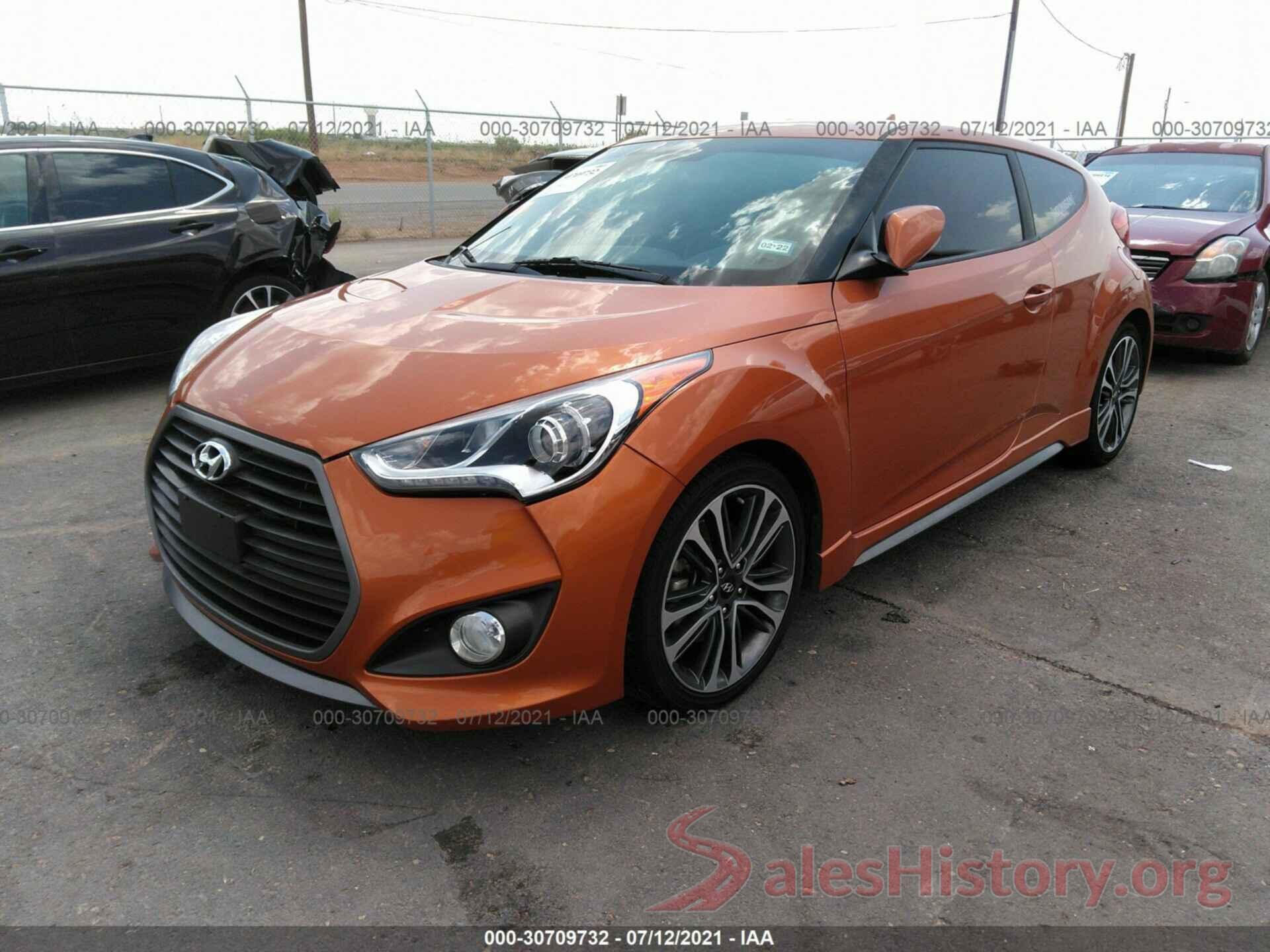 KMHTC6AE4GU302309 2016 HYUNDAI VELOSTER