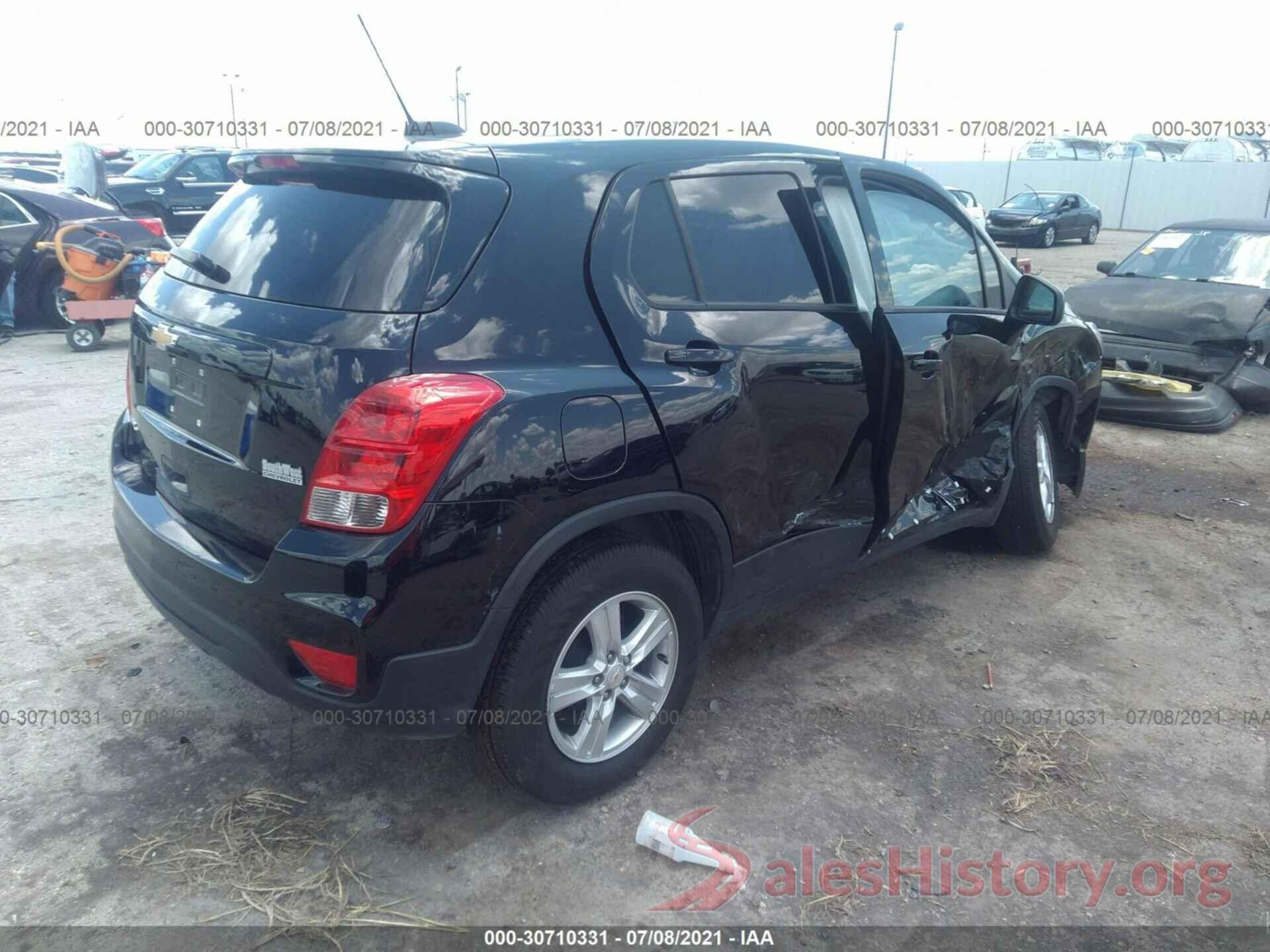 KL7CJKSB7LB055930 2020 CHEVROLET TRAX