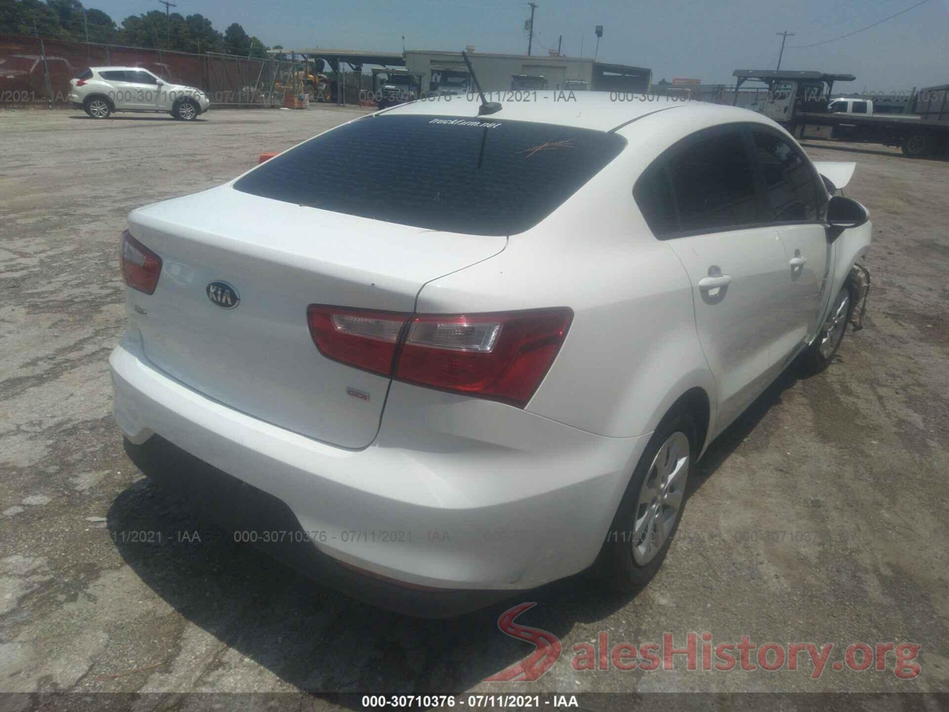 KNADM4A36G6661722 2016 KIA RIO