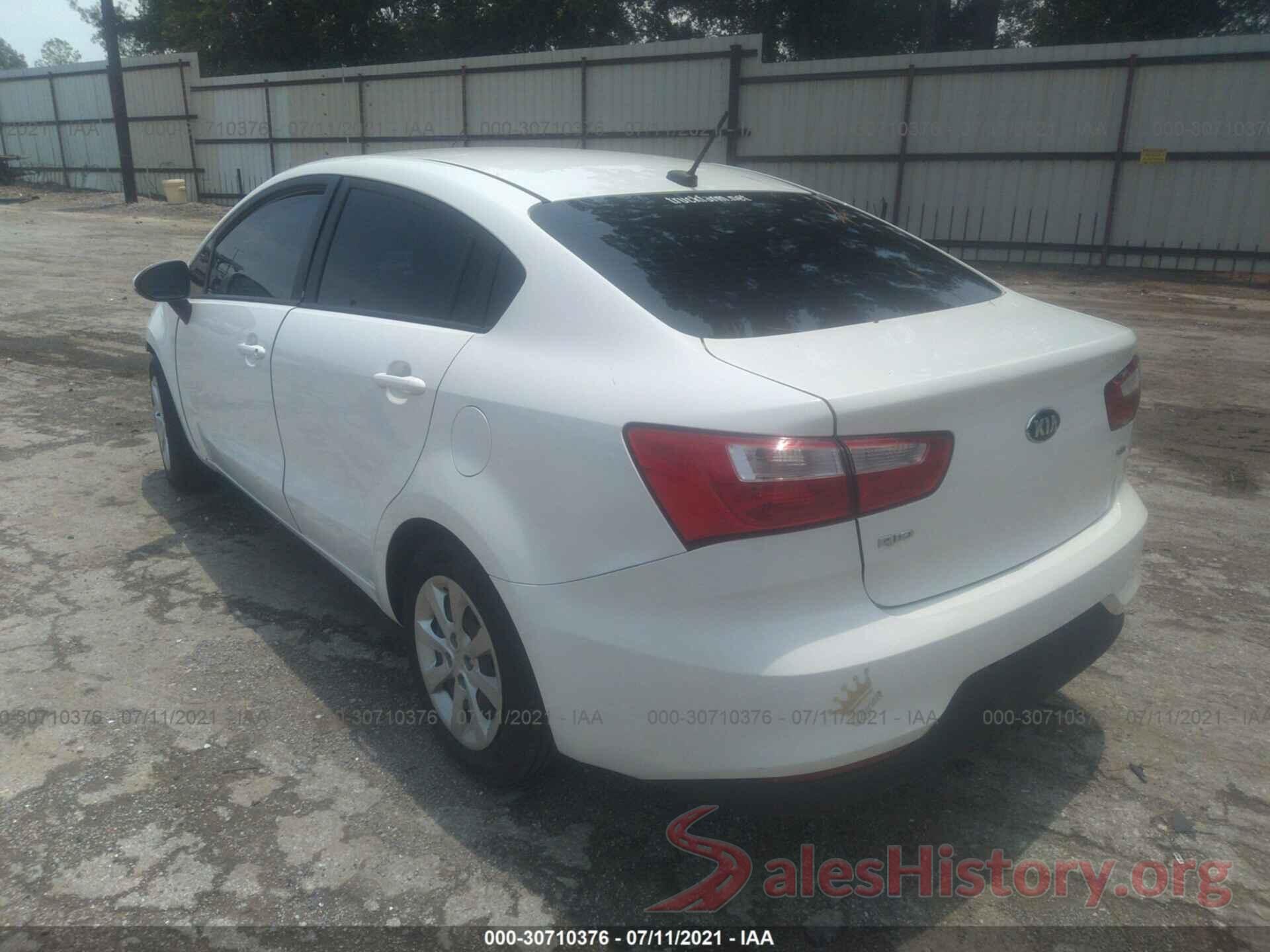 KNADM4A36G6661722 2016 KIA RIO