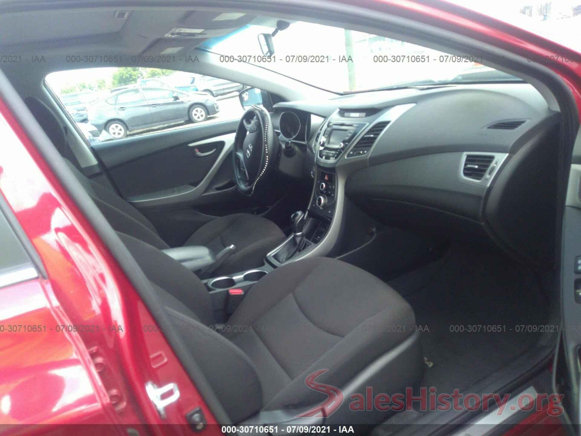 KMHDH4AE4GU621414 2016 HYUNDAI ELANTRA