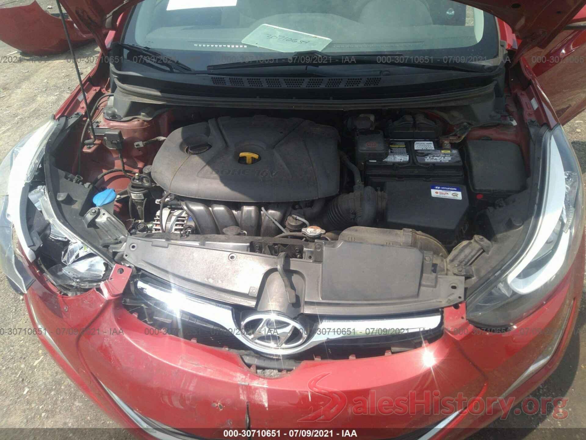 KMHDH4AE4GU621414 2016 HYUNDAI ELANTRA