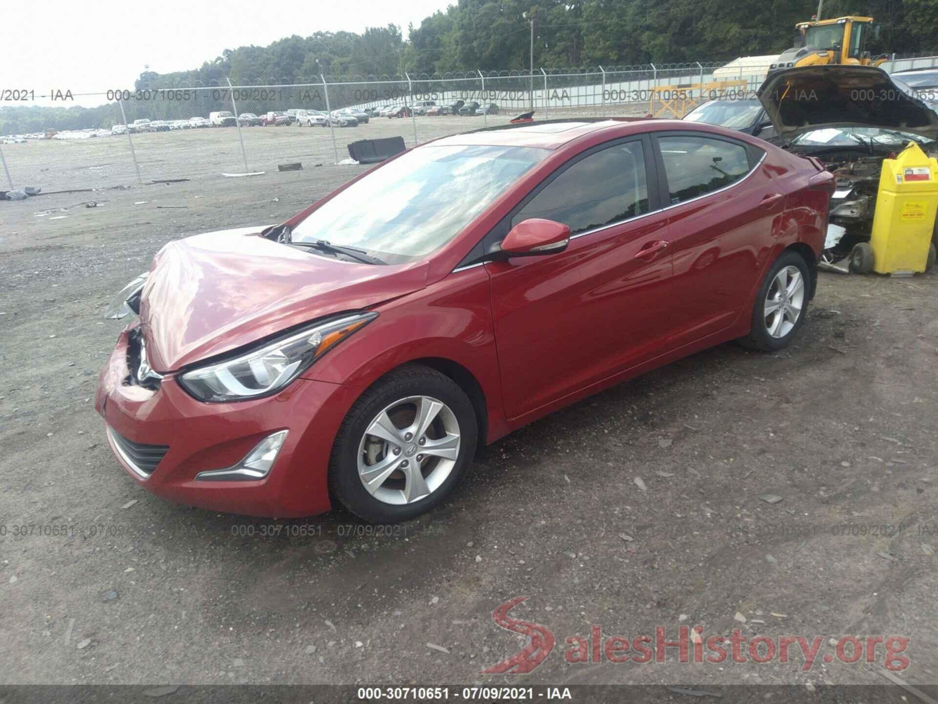 KMHDH4AE4GU621414 2016 HYUNDAI ELANTRA