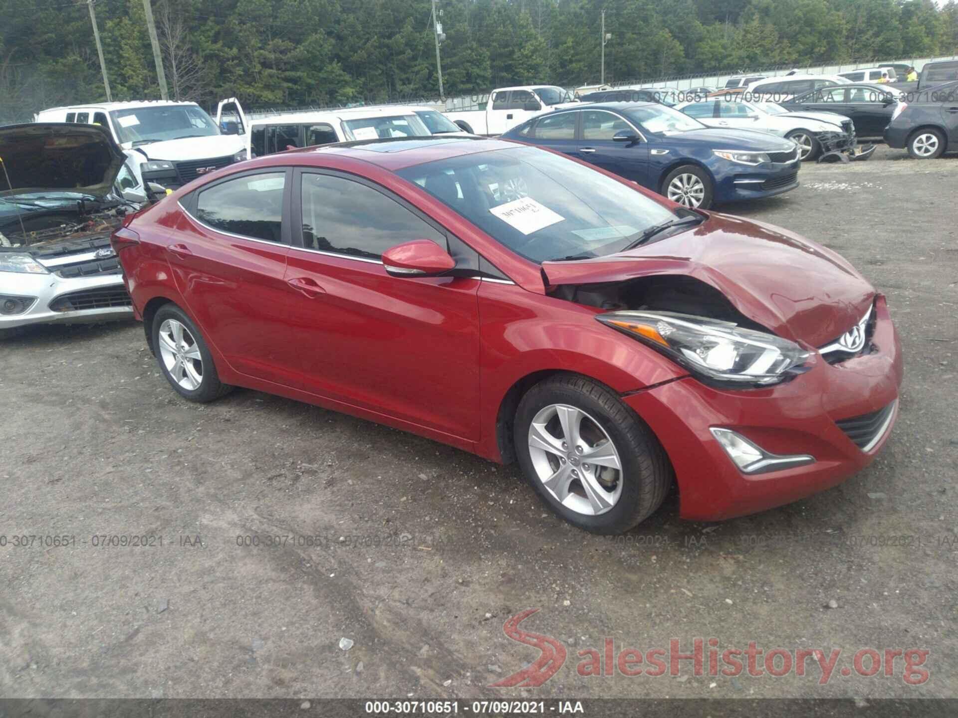 KMHDH4AE4GU621414 2016 HYUNDAI ELANTRA