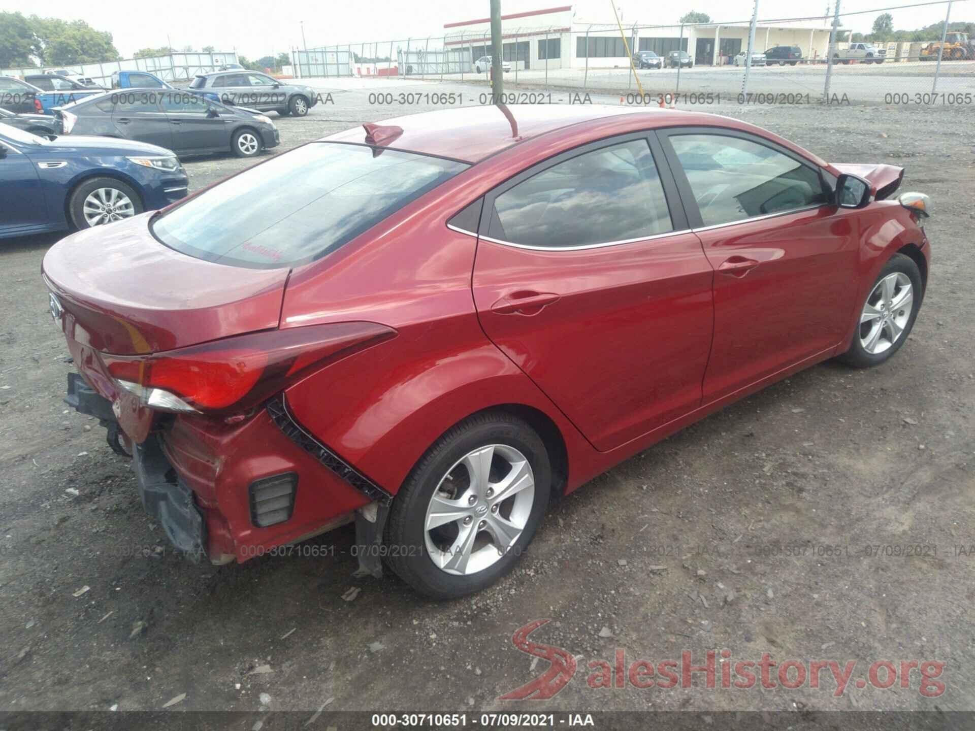 KMHDH4AE4GU621414 2016 HYUNDAI ELANTRA