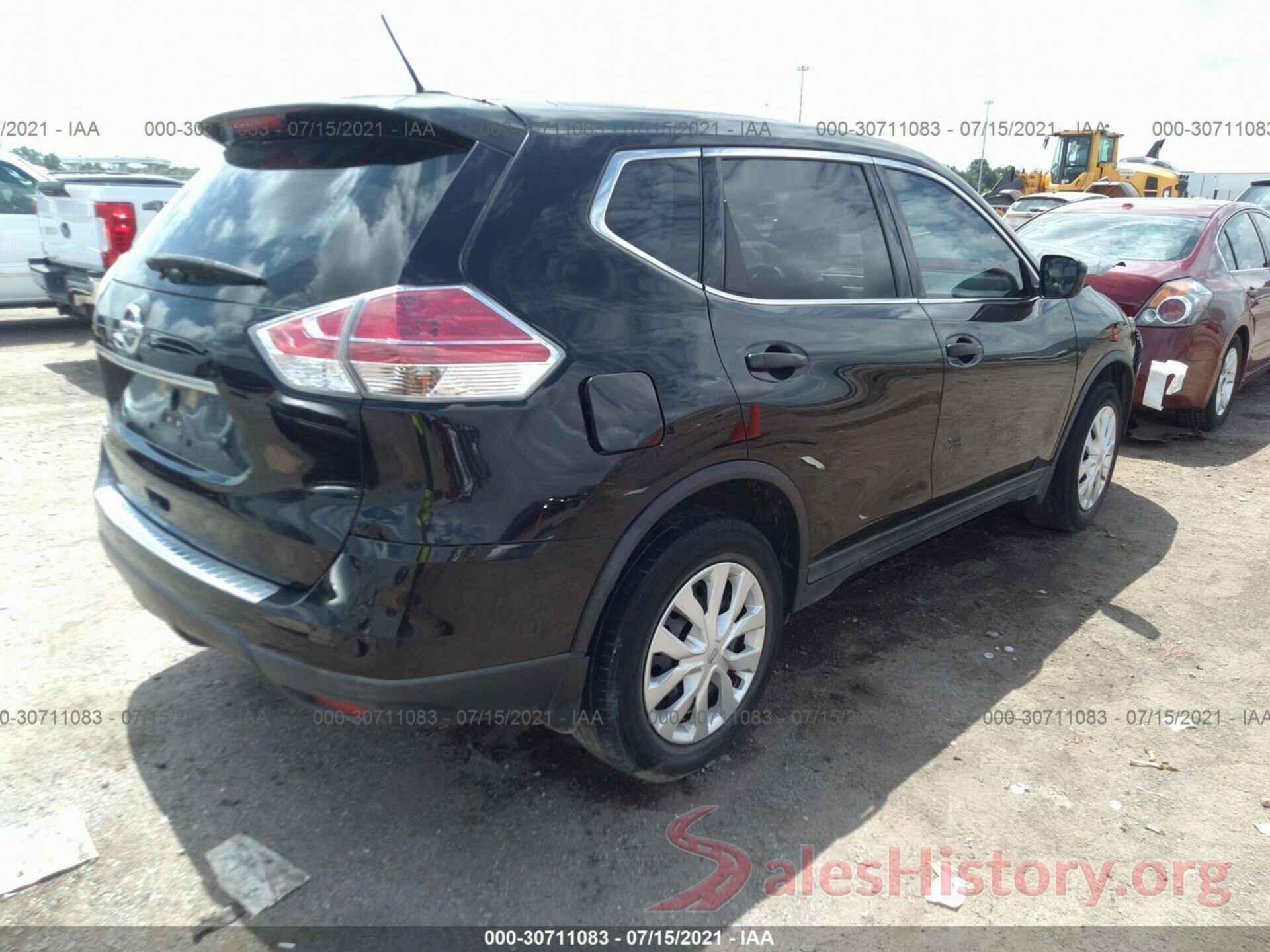 KNMAT2MT4GP733035 2016 NISSAN ROGUE